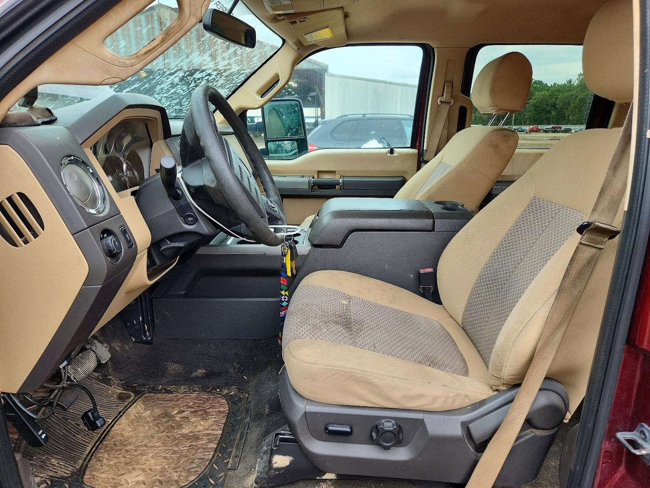 2012 Ford F250 Super Duty Maroon vin: 1FT7W2BT6CEB32316