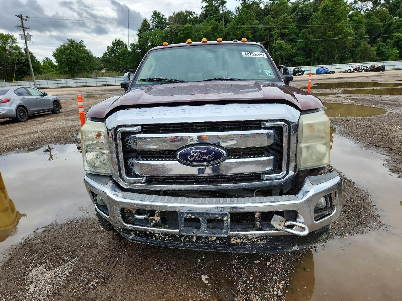 2012 Ford F250 Super Duty Maroon vin: 1FT7W2BT6CEB32316