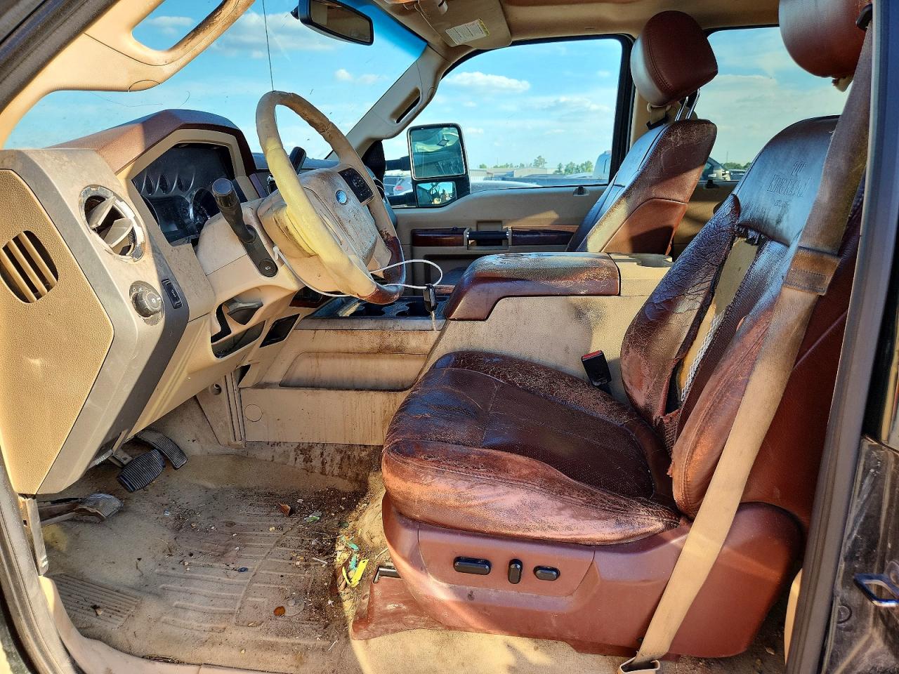 2012 Ford F250 Super Duty Green vin: 1FT7W2BT6CEC04535