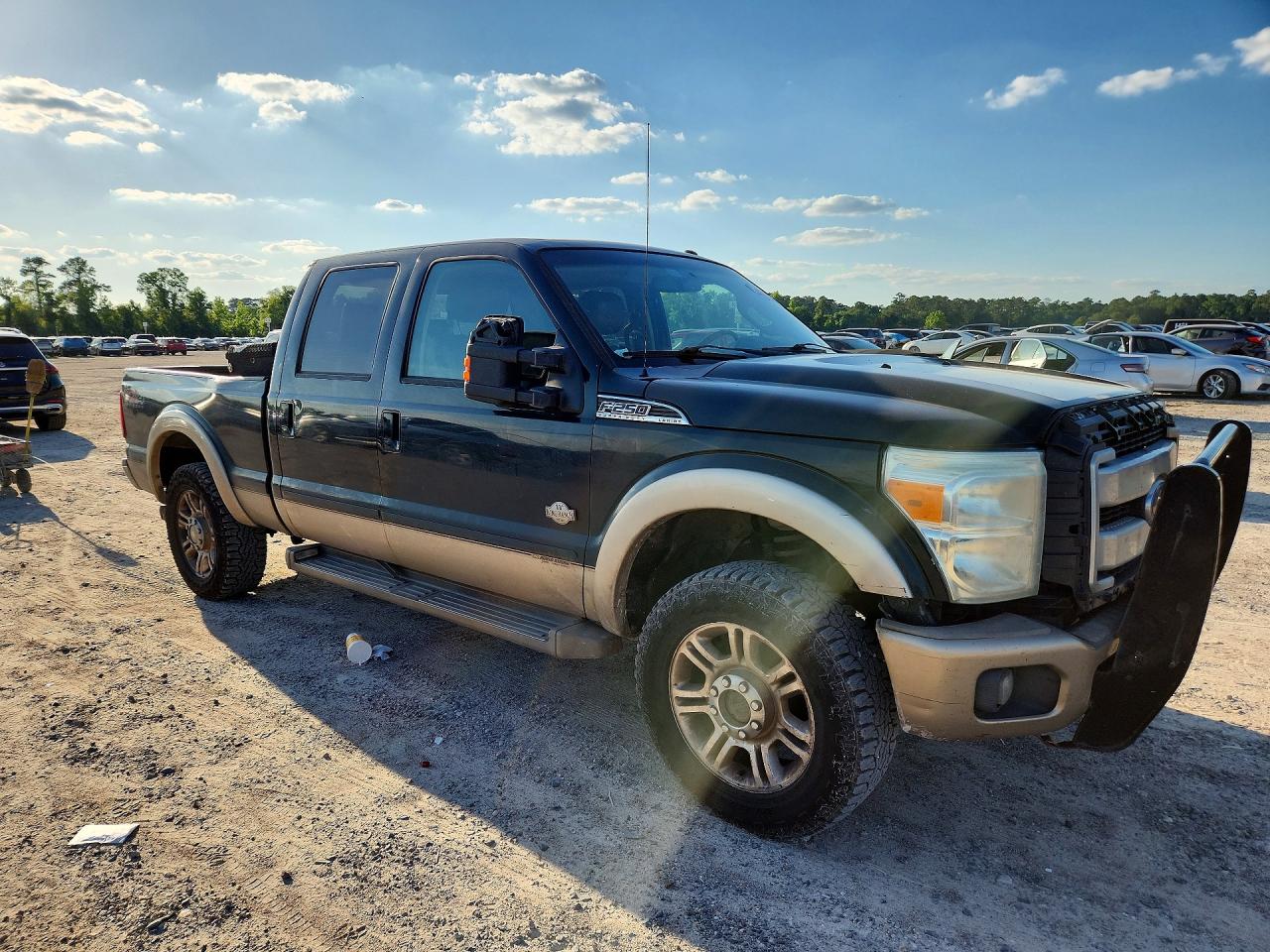 2012 Ford F250 Super Duty Green vin: 1FT7W2BT6CEC04535