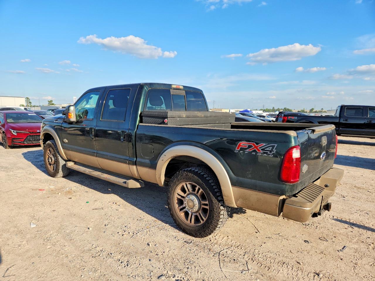 2012 Ford F250 Super Duty Green vin: 1FT7W2BT6CEC04535