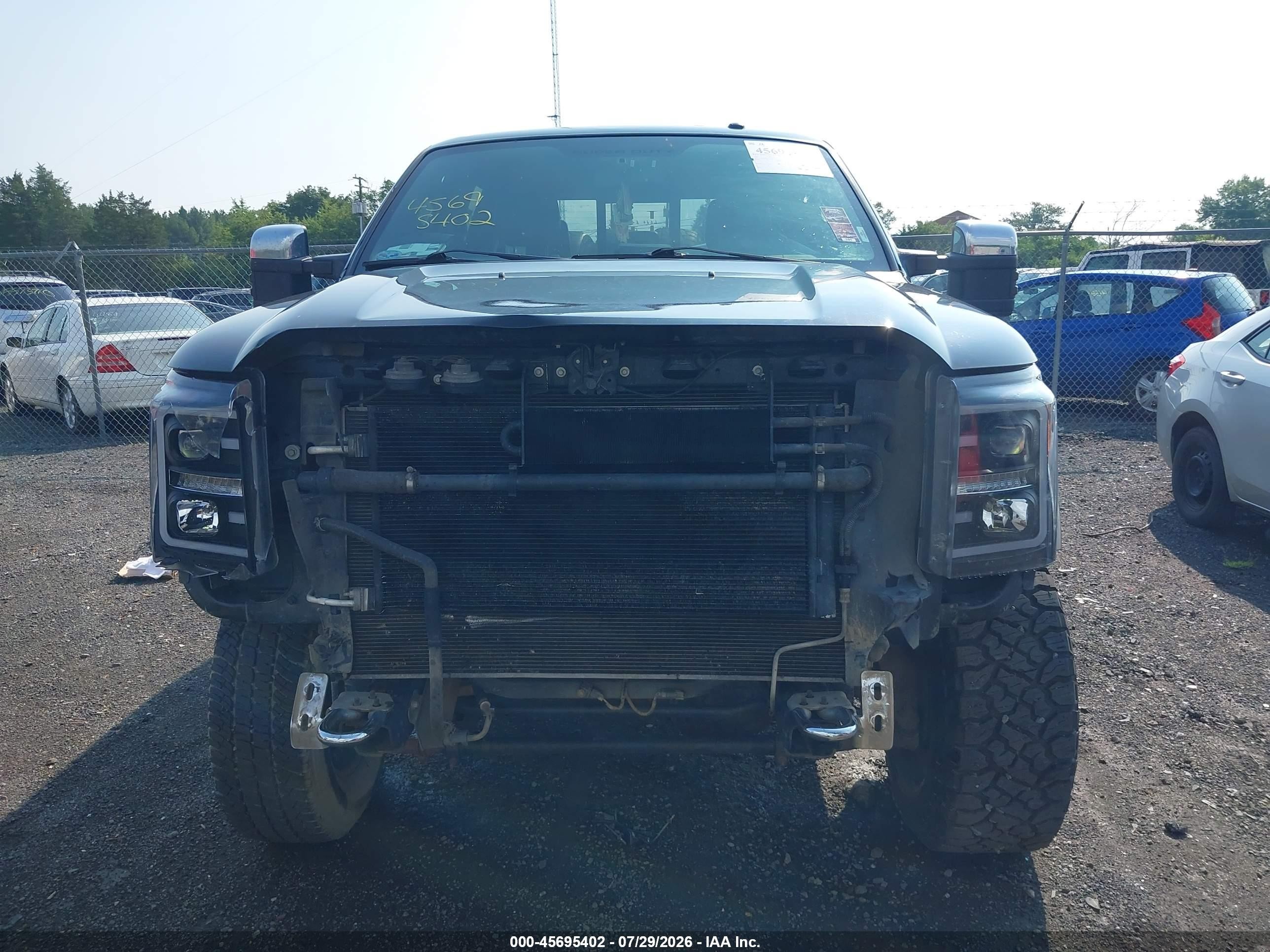 2012 Ford Super Duty F-250 Srw Lariat Черный vin: 1FT7W2BT6CEC80255