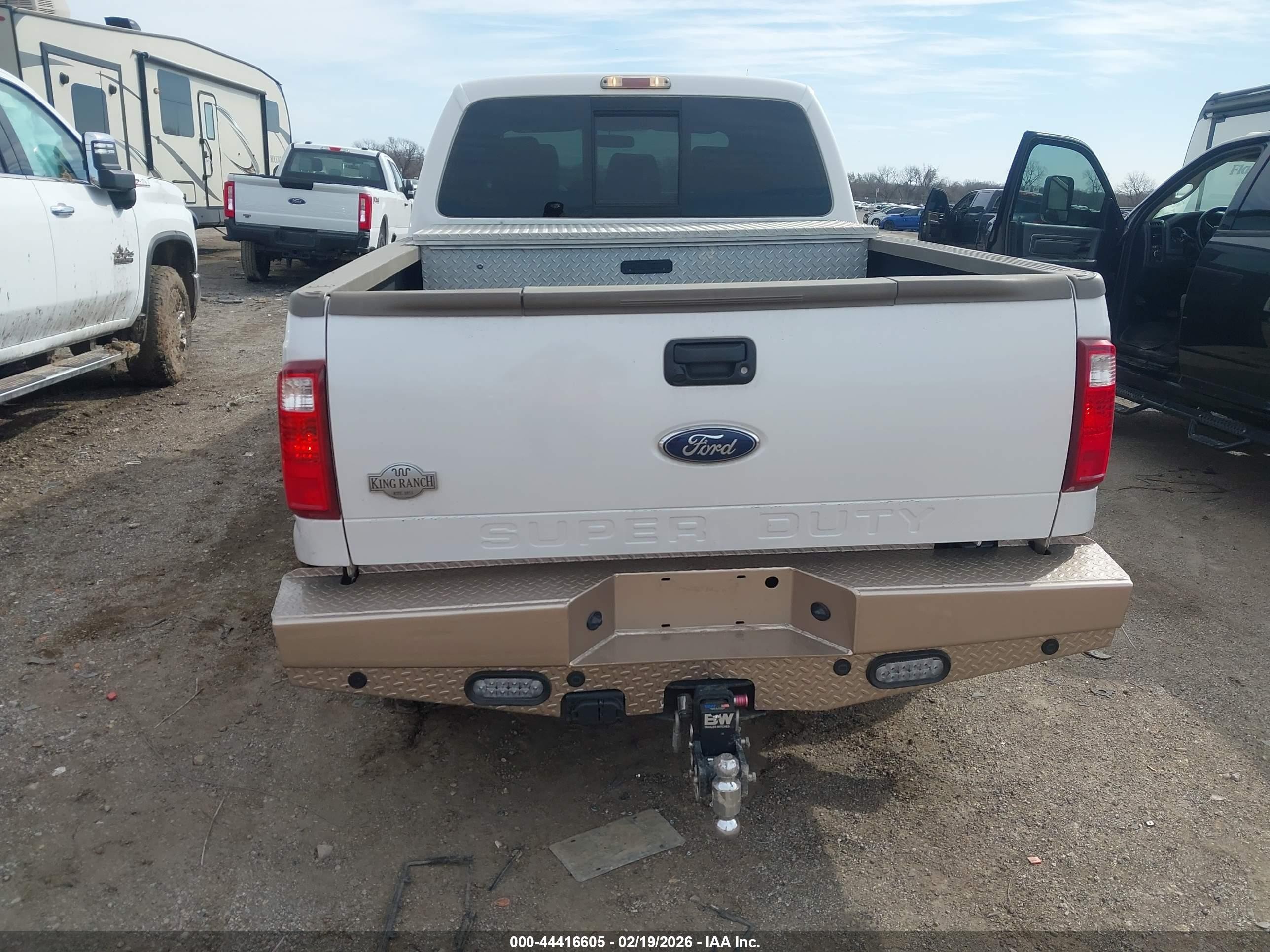2012 Ford F-250 Lariat Белый vin: 1FT7W2BT6CED06675