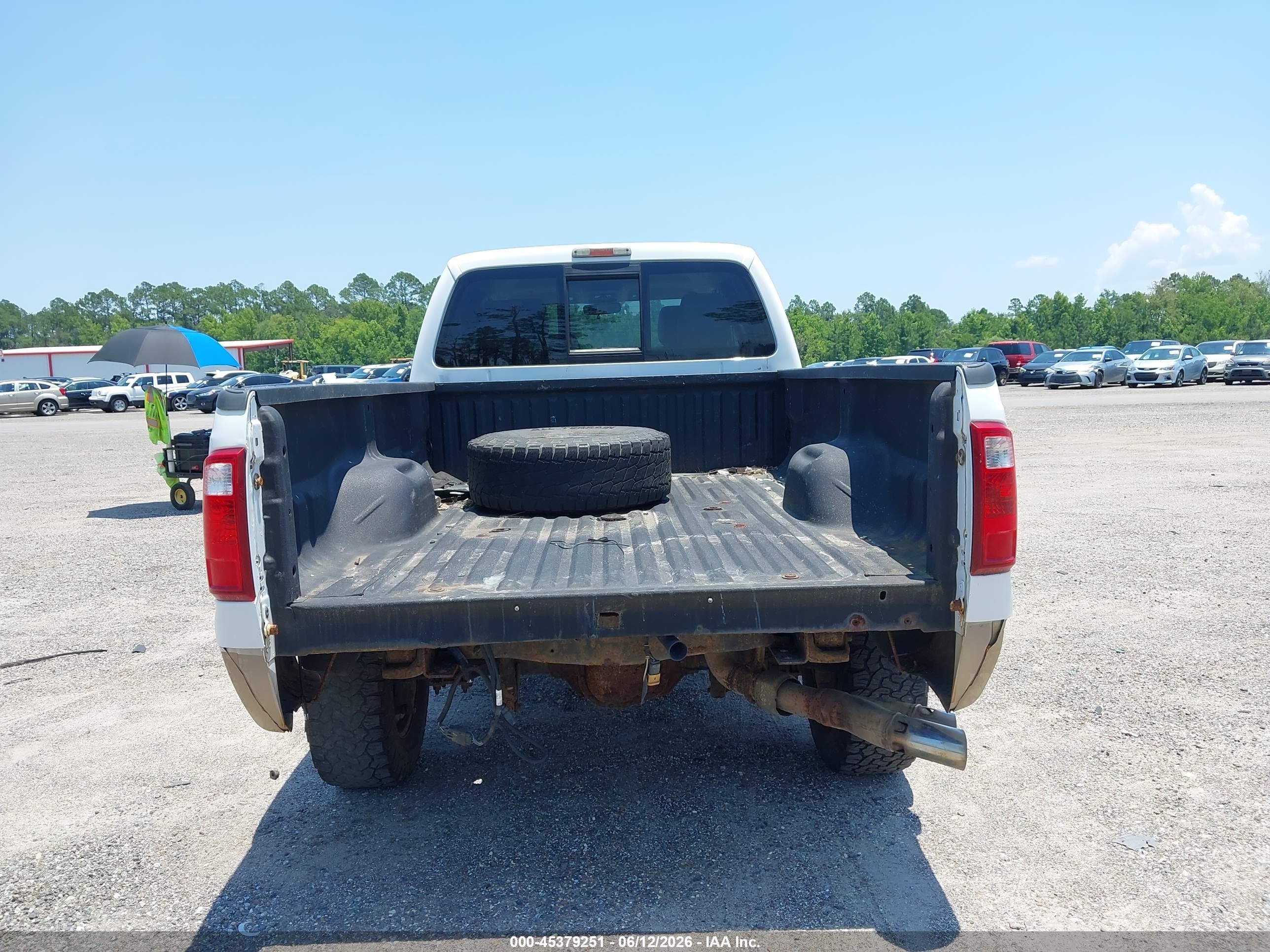 2013 Ford Super Duty F-250 Srw Lariat White vin: 1FT7W2BT6DEB16599