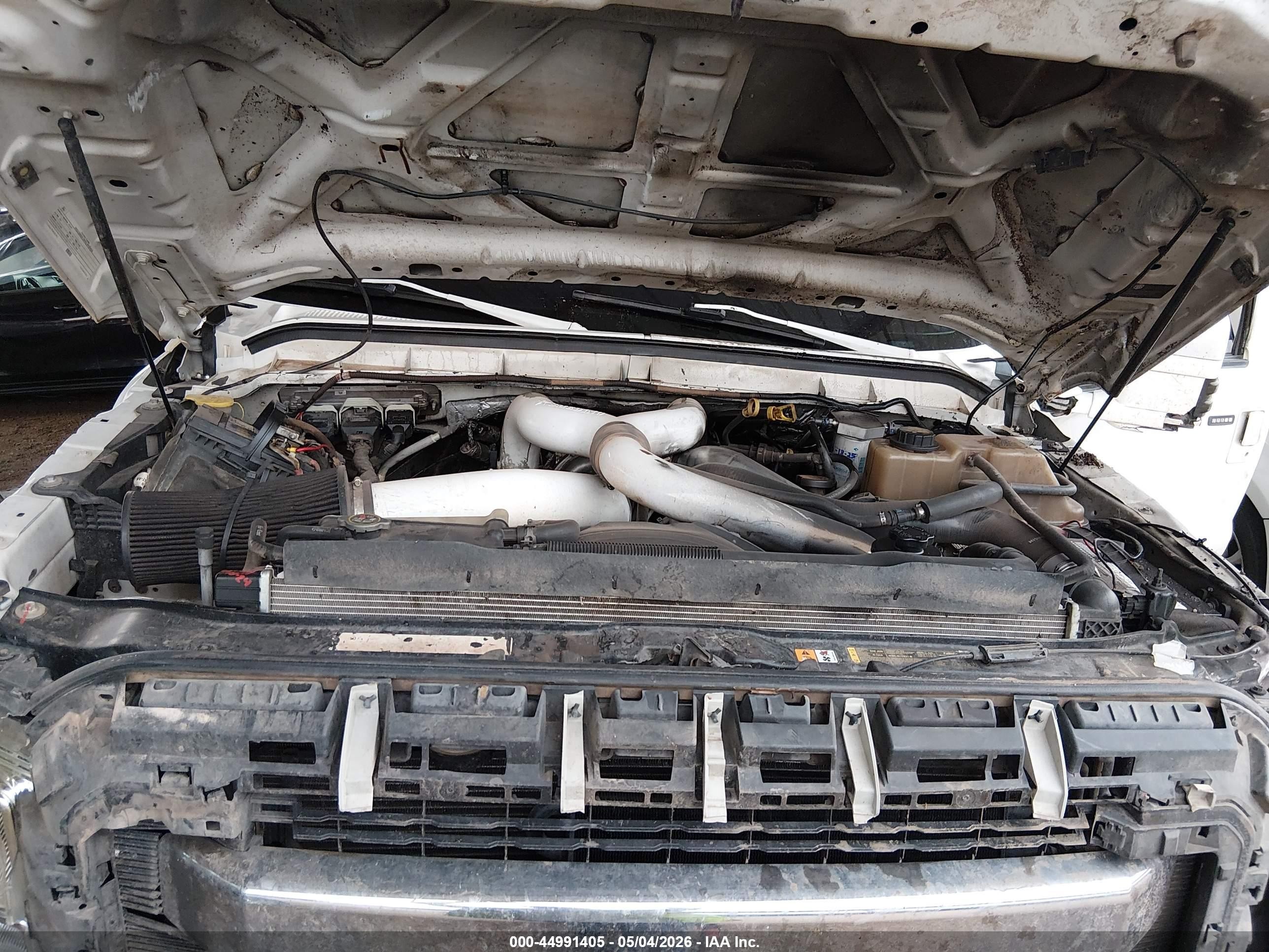2013 Ford F-250 Lariat White vin: 1FT7W2BT6DEB34200