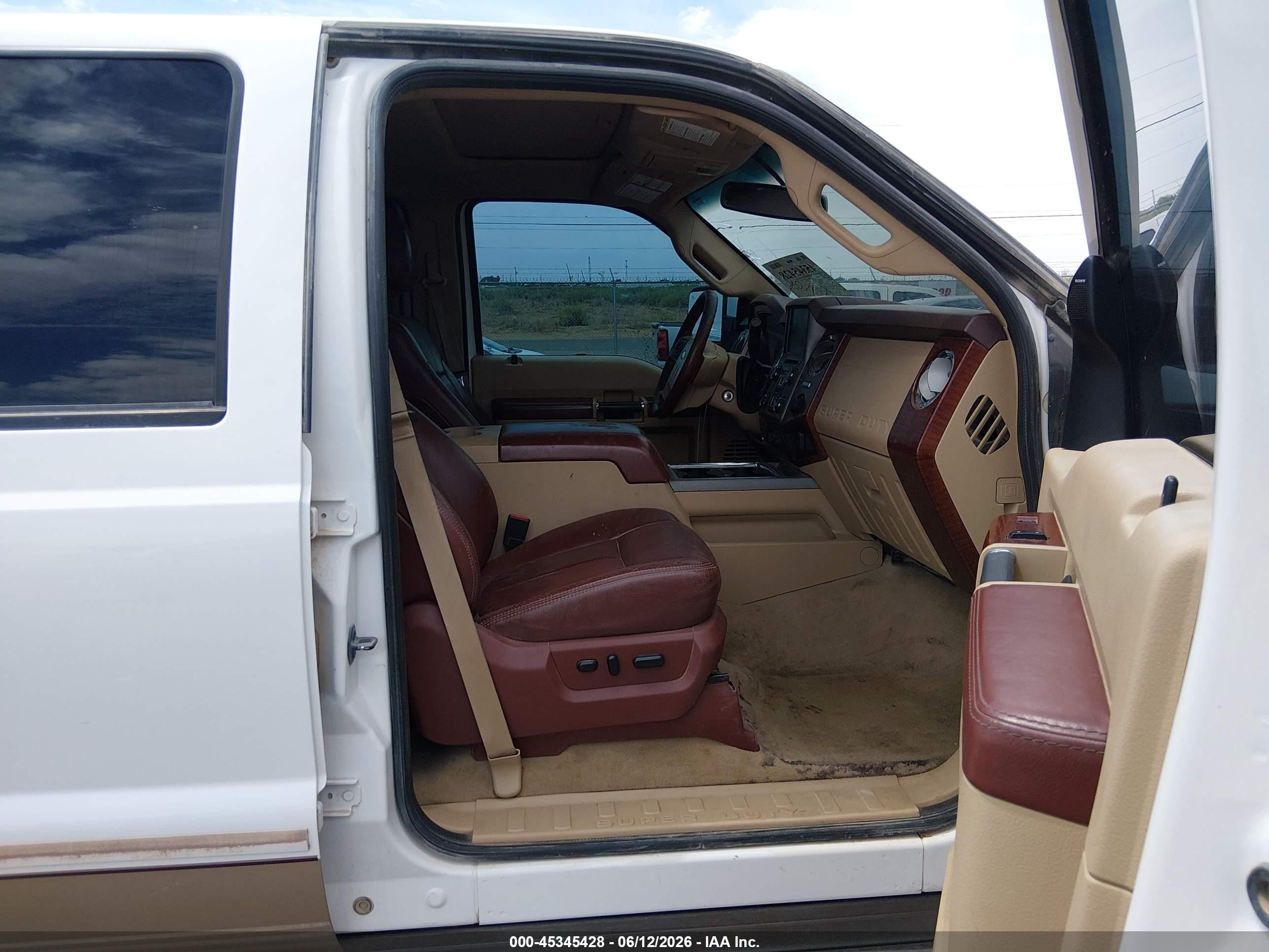 2013 Ford Super Duty F-250 Srw King Ranch Белый vin: 1FT7W2BT6DEB73031
