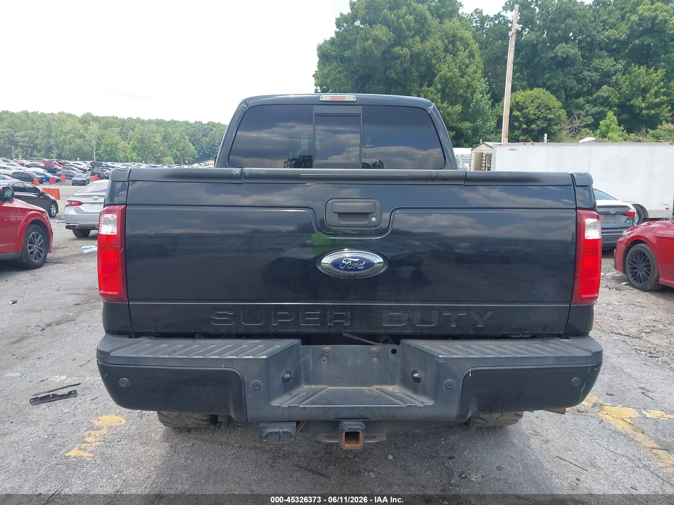2014 Ford F-250 Lariat Black vin: 1FT7W2BT6EEA19632