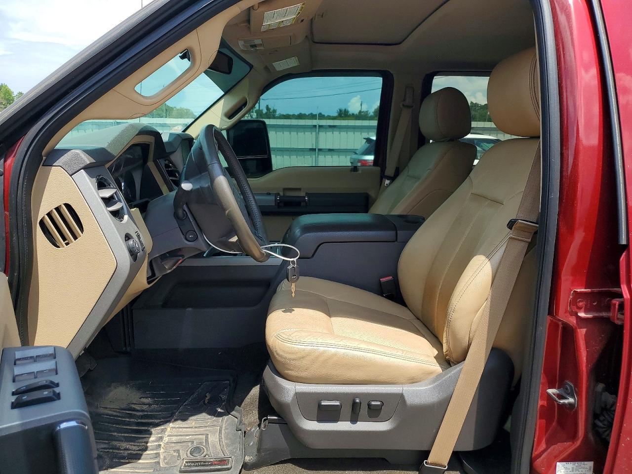 2014 Ford F250 Super Duty Burgundy vin: 1FT7W2BT6EEA89387