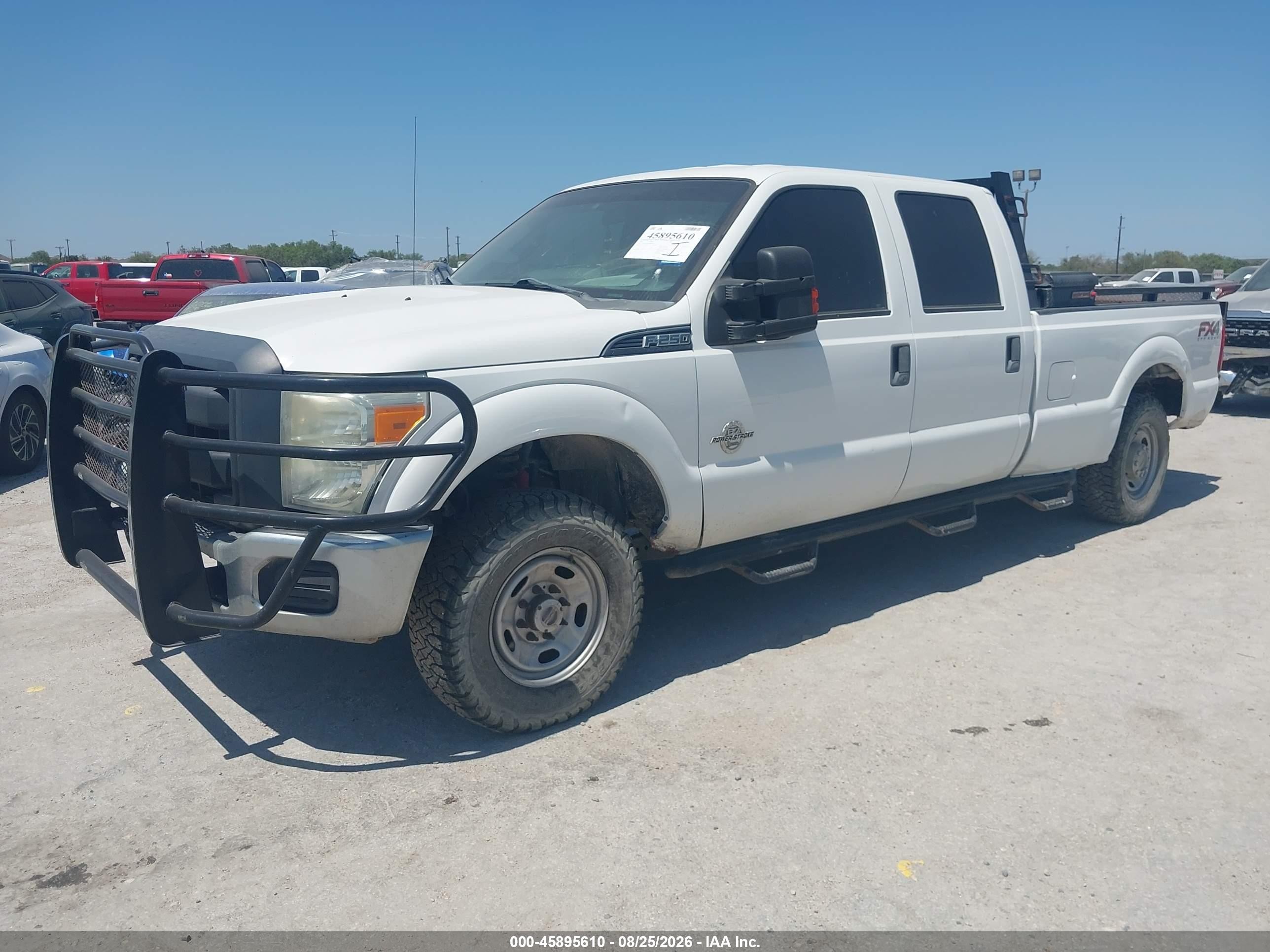 2015 Ford F-250 Xl White vin: 1FT7W2BT6FEB36225