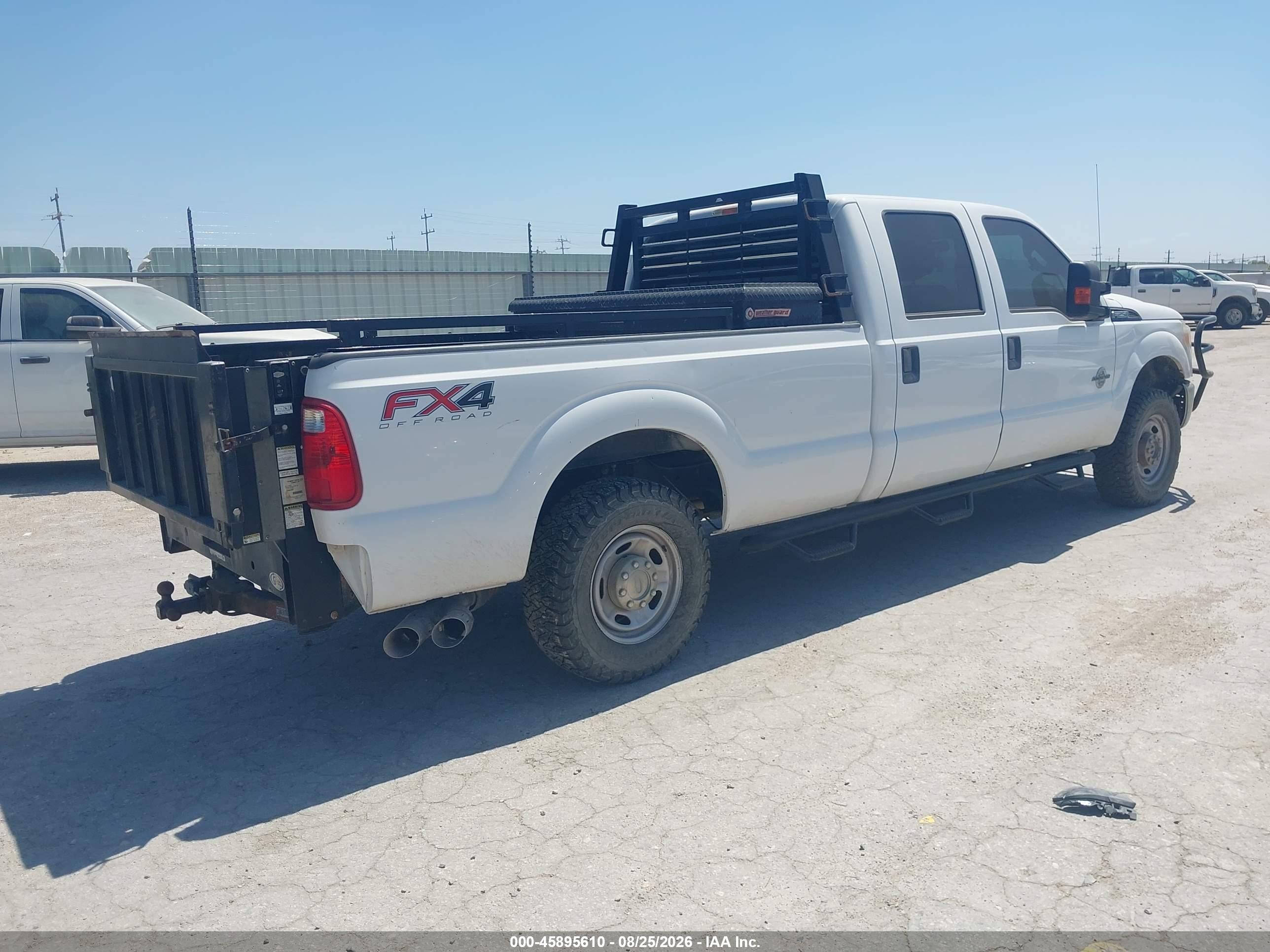 2015 Ford F-250 Xl White vin: 1FT7W2BT6FEB36225