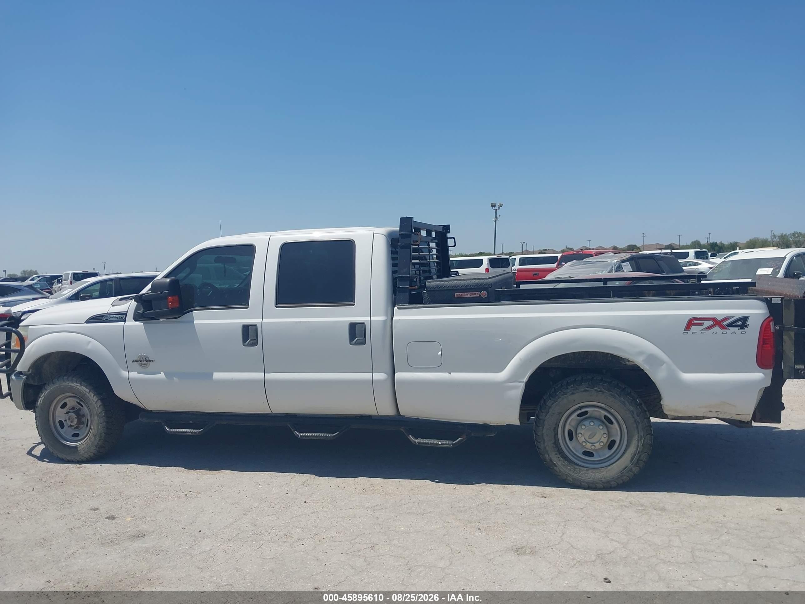 2015 Ford F-250 Xl White vin: 1FT7W2BT6FEB36225