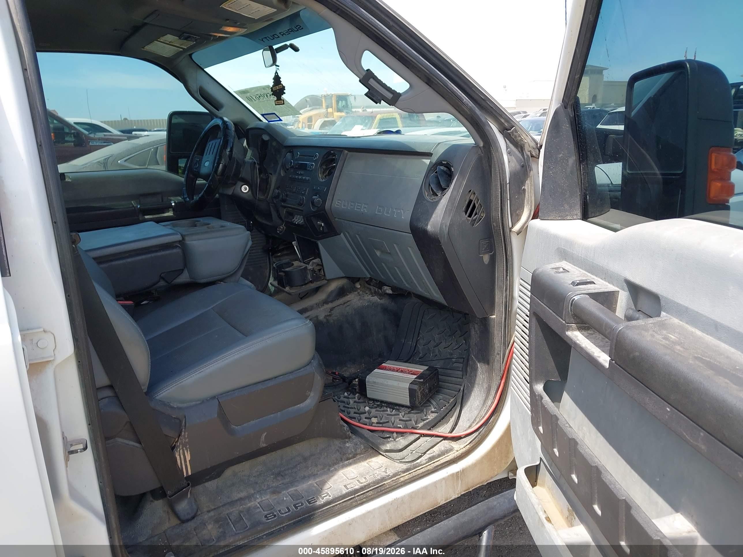 2015 Ford F-250 Xl White vin: 1FT7W2BT6FEB36225