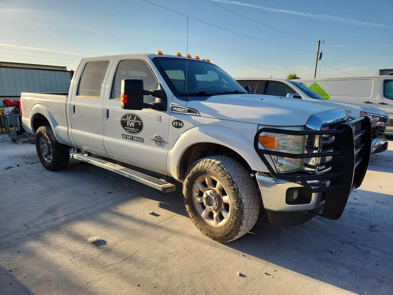 2015 Ford F250 Super Duty White vin: 1FT7W2BT6FED53113