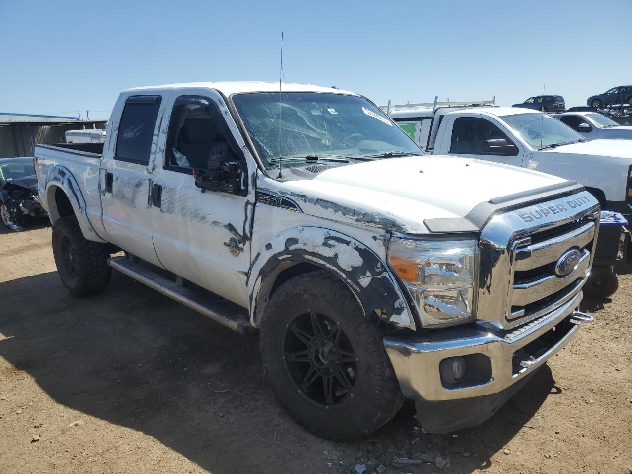 2015 Ford F250 Super Duty Белый vin: 1FT7W2BT6FED69926