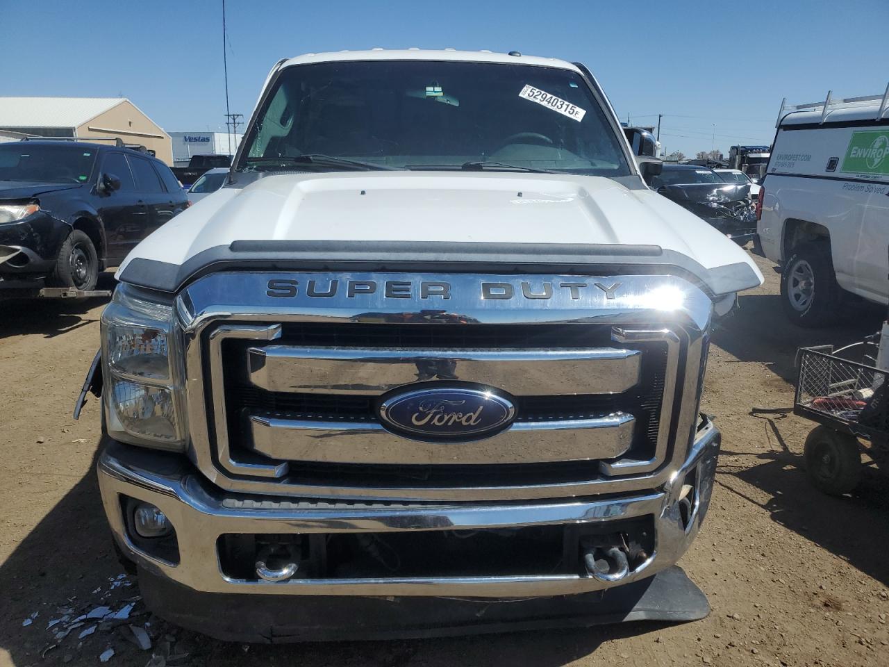 2015 Ford F250 Super Duty Белый vin: 1FT7W2BT6FED69926
