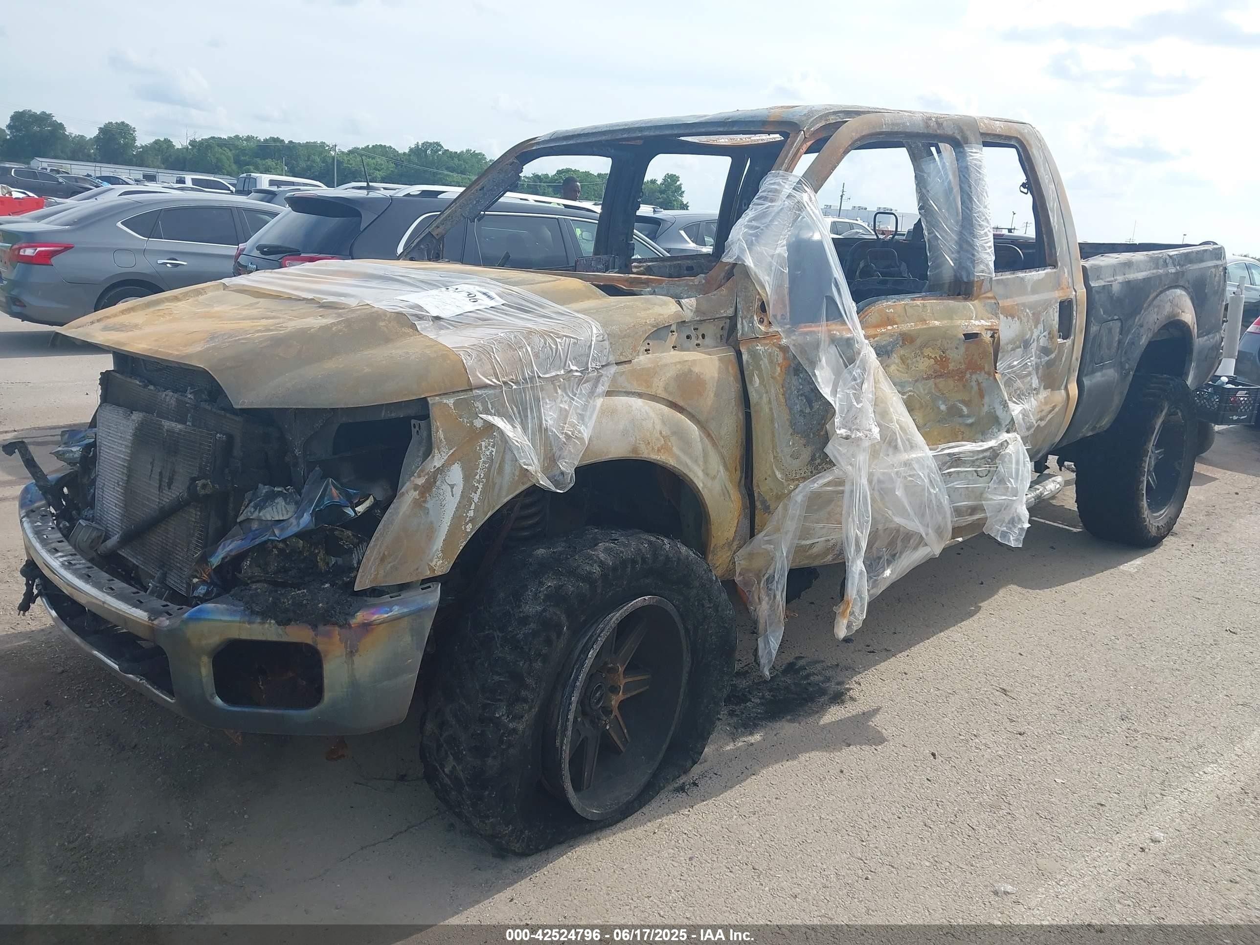 2016 Ford F-250 Lariat Коричневый vin: 1FT7W2BT6GEA20878