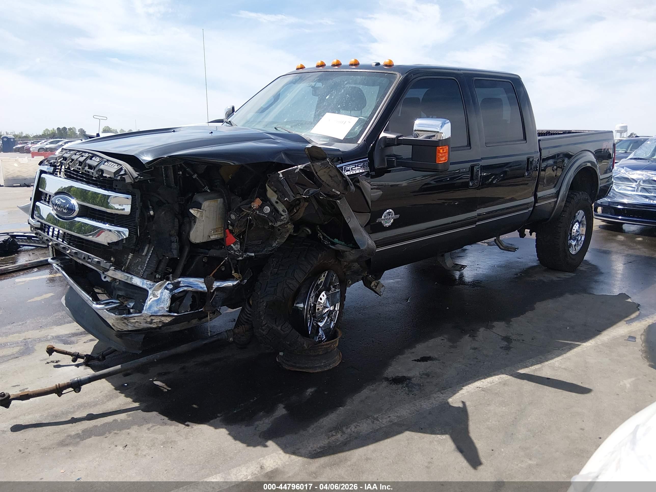 2016 Ford F-250 Lariat Black vin: 1FT7W2BT6GEC66653