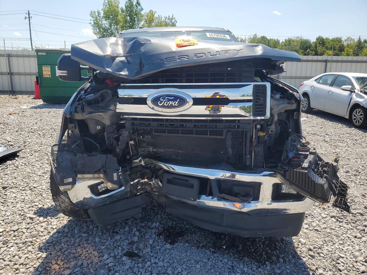 2019 Ford F250 Super Duty Gray vin: 1FT7W2BT6KED79429
