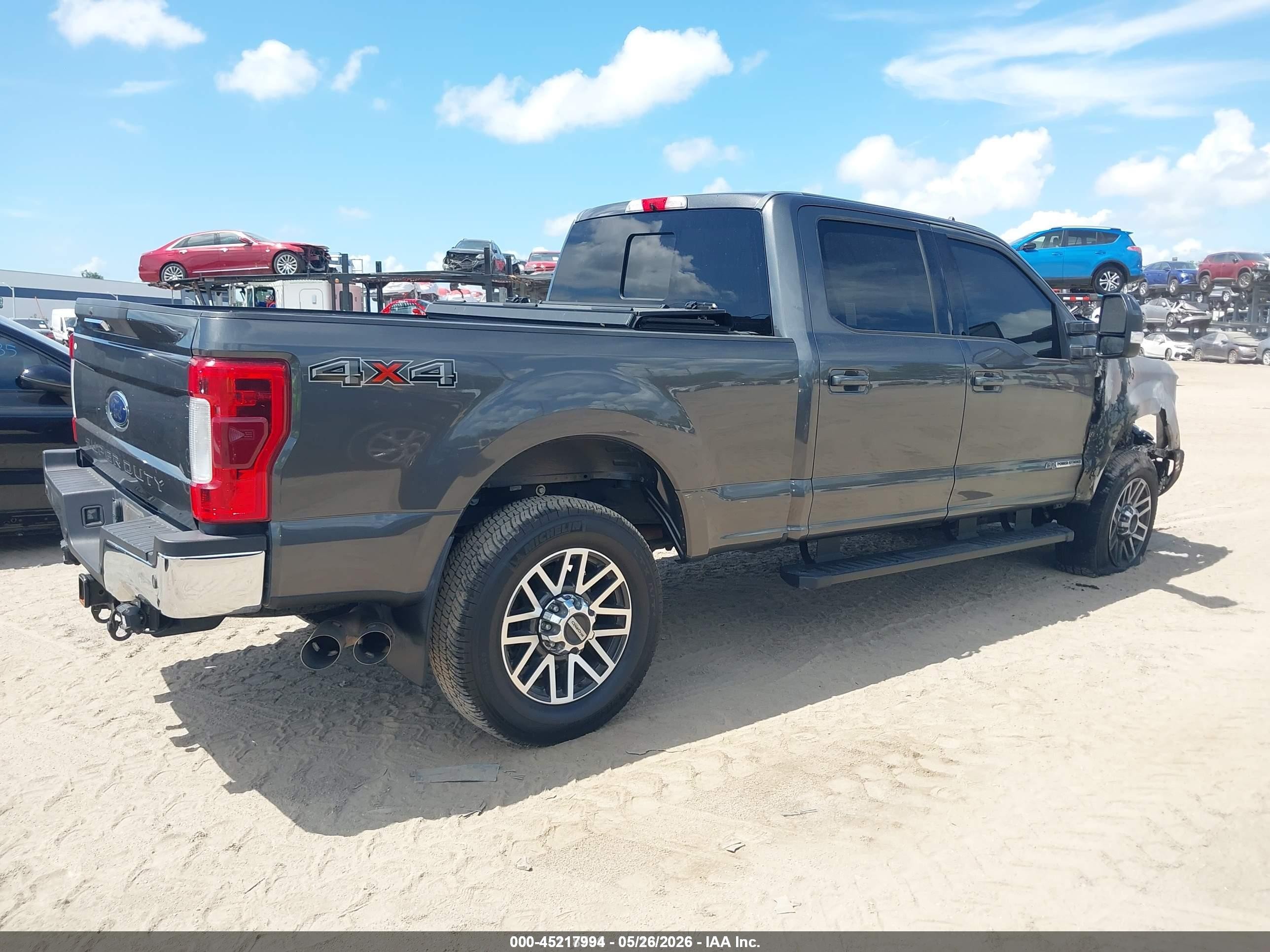 2019 Ford F-250 Lariat Gray vin: 1FT7W2BT6KEE52296