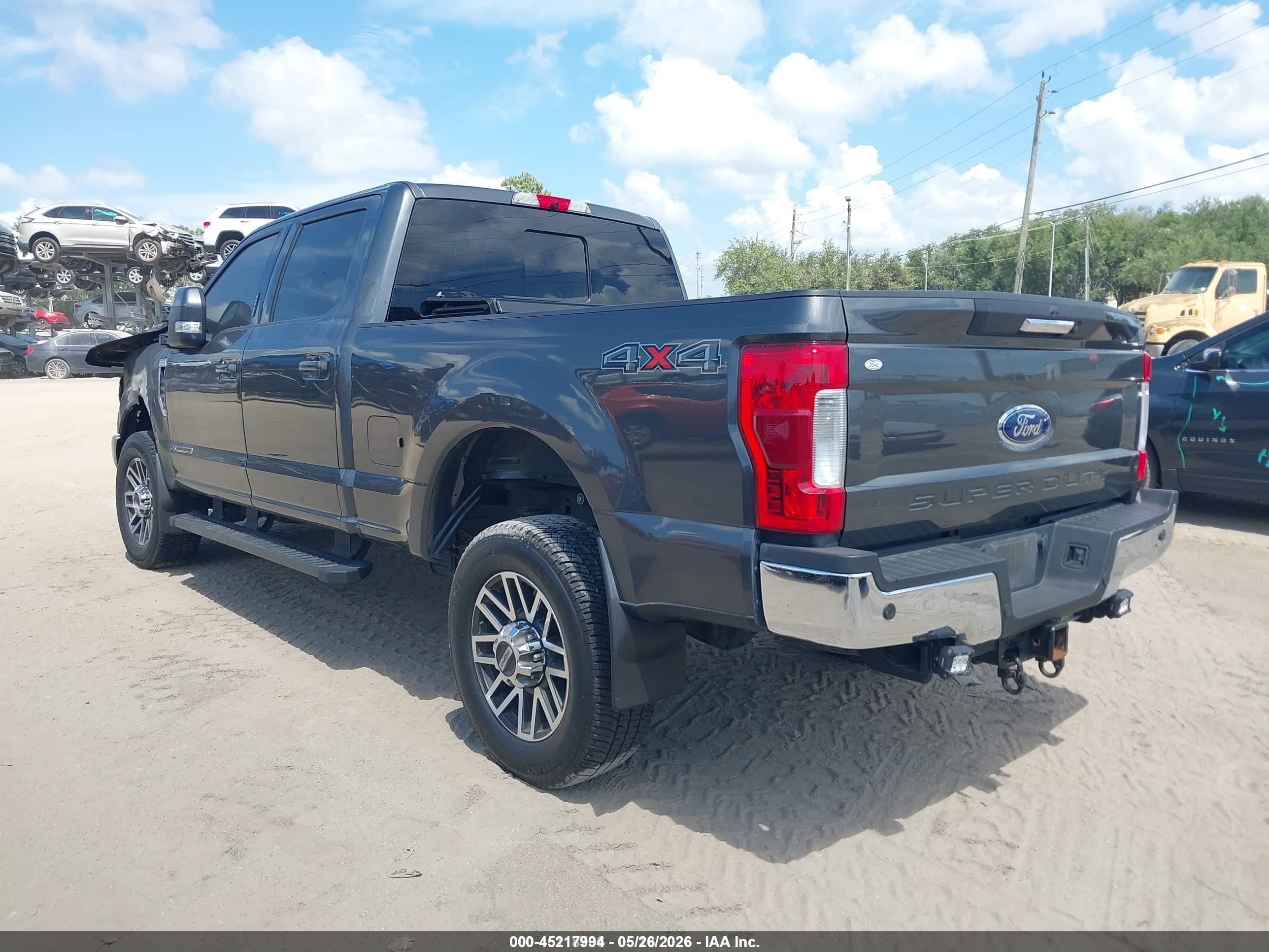 2019 Ford F-250 Lariat Gray vin: 1FT7W2BT6KEE52296