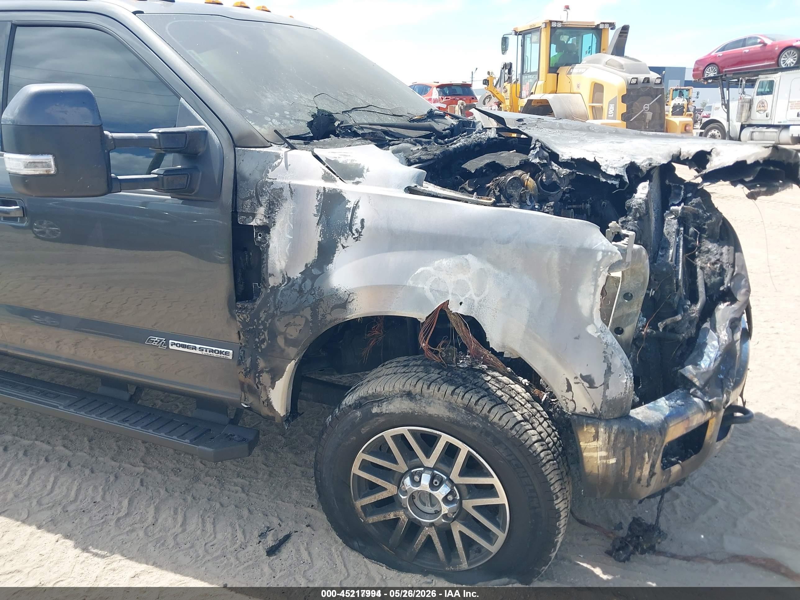 2019 Ford F-250 Lariat Gray vin: 1FT7W2BT6KEE52296