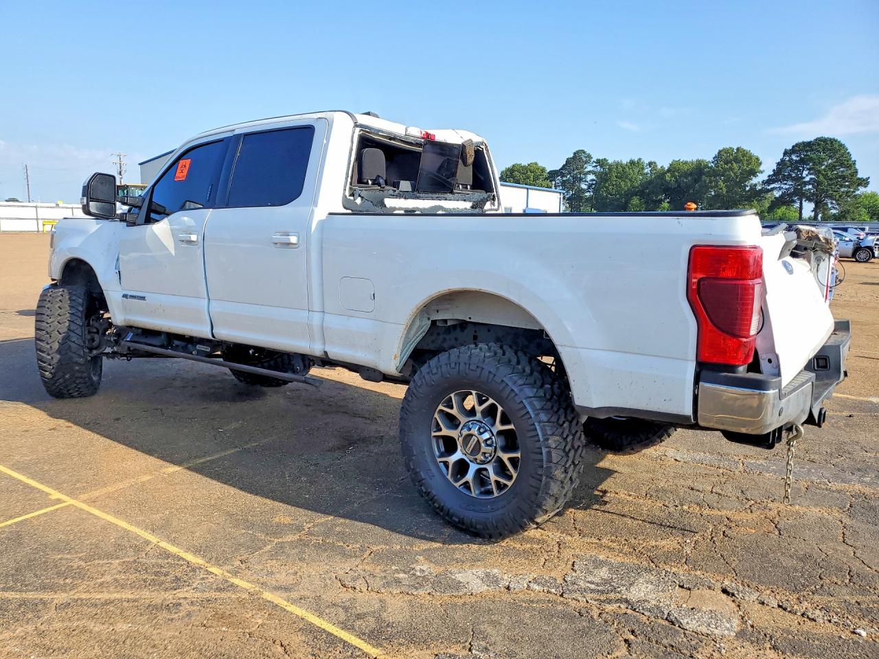 2022 Ford F250 Super Duty White vin: 1FT7W2BT6NEF81398