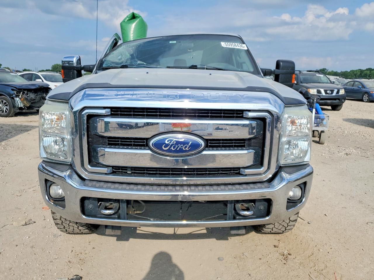 2011 Ford F250 Super Duty Silver vin: 1FT7W2BT7BEA56524