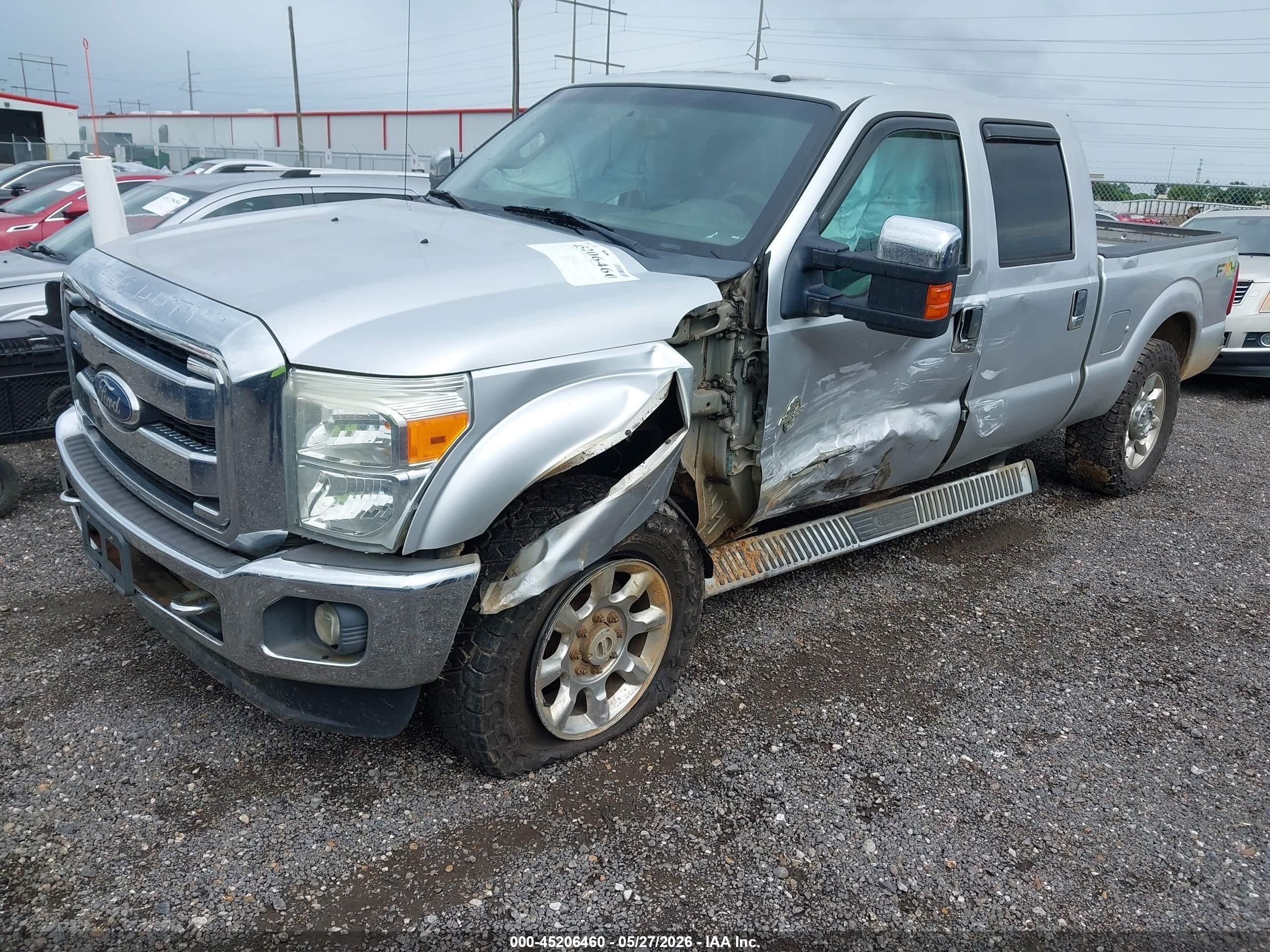 2011 Ford F-250 Xlt Silver vin: 1FT7W2BT7BEA83352