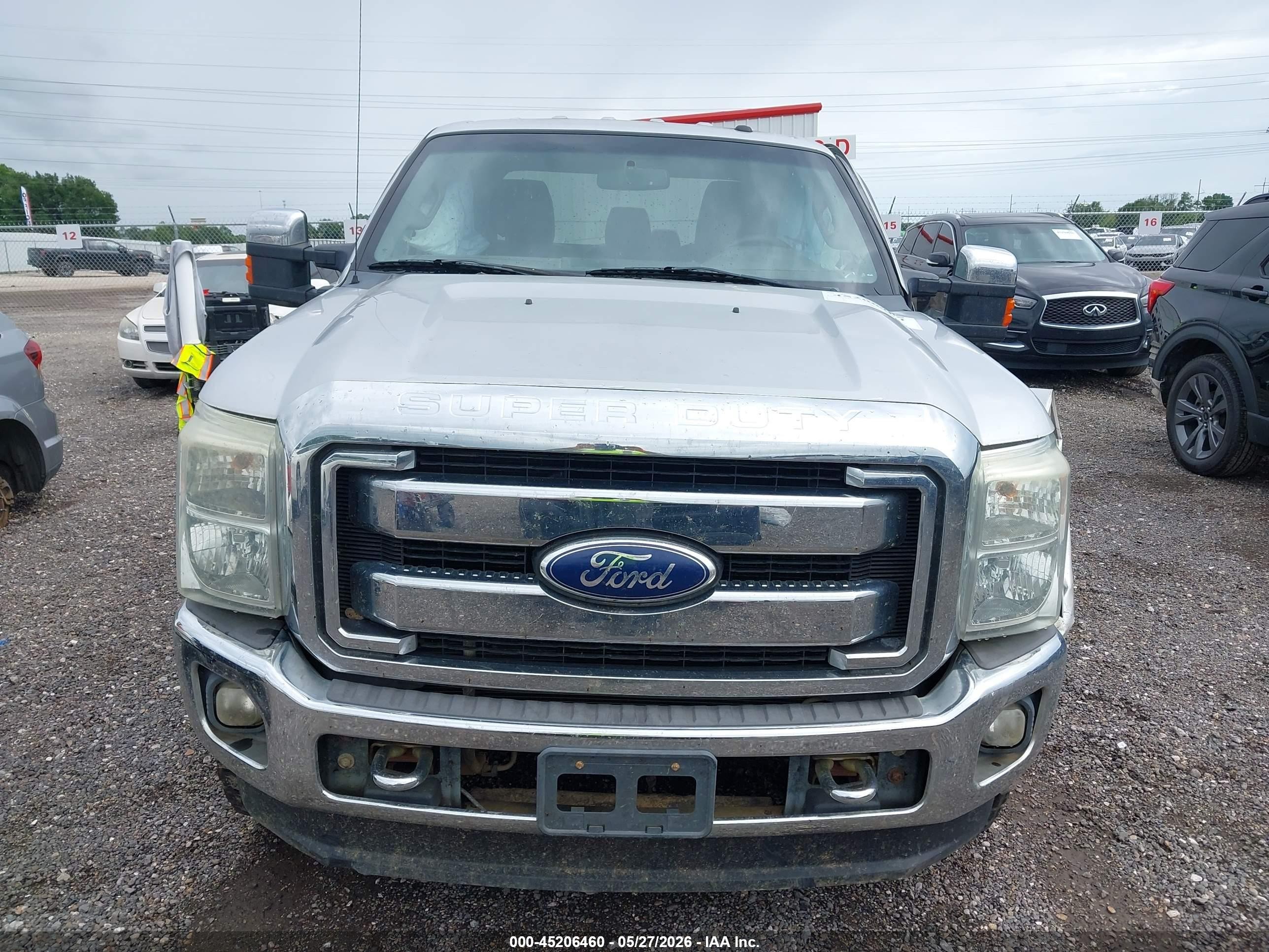 2011 Ford F-250 Xlt Silver vin: 1FT7W2BT7BEA83352