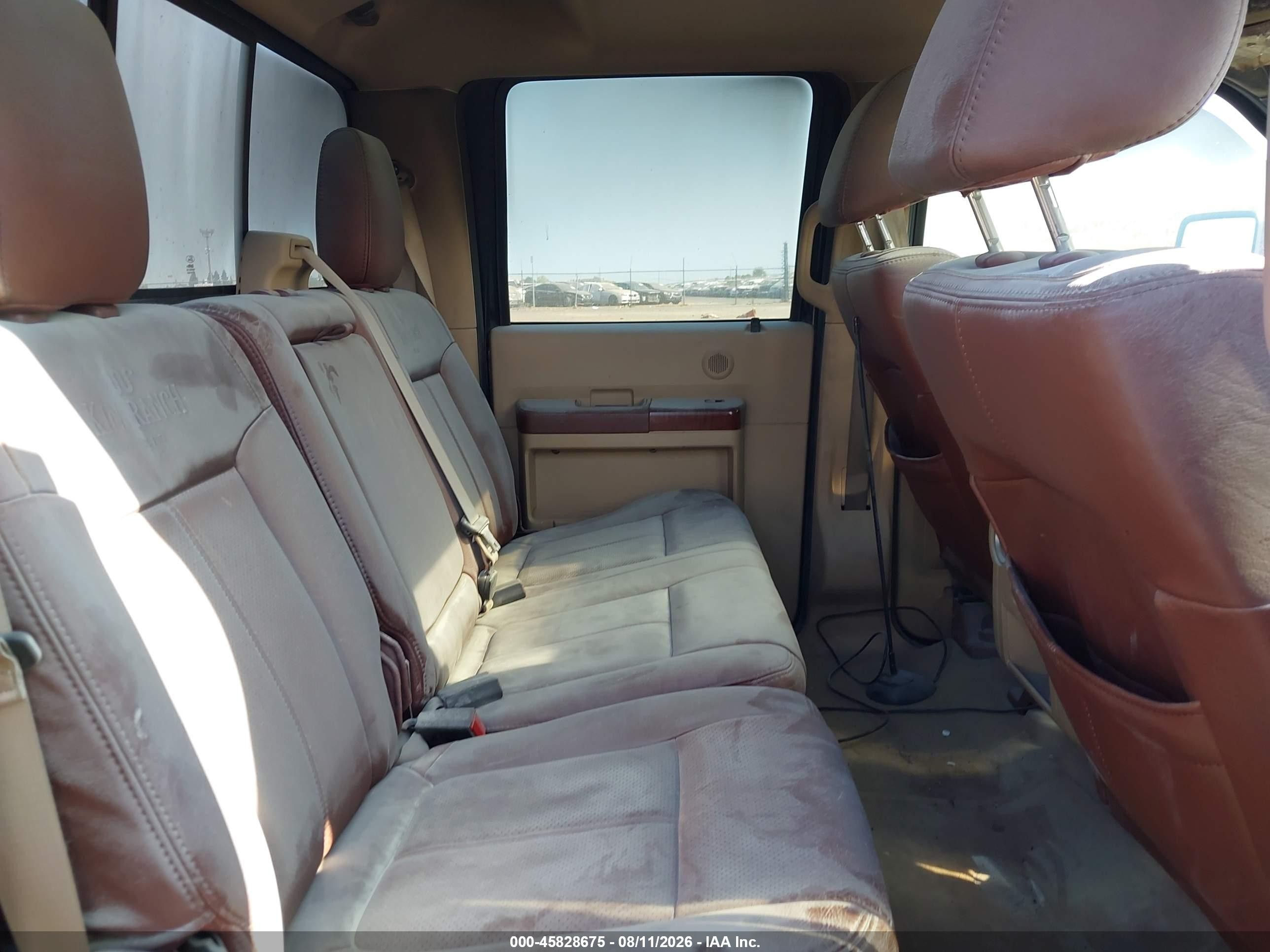 2011 Ford F-250 King Ranch Черный vin: 1FT7W2BT7BEB49219