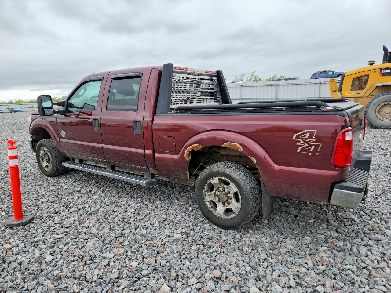 2011 Ford F250 Super Duty Maroon vin: 1FT7W2BT7BEC19141
