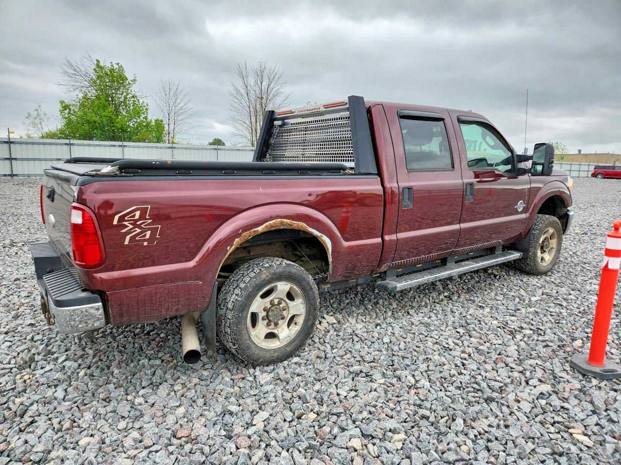 2011 Ford F250 Super Duty Maroon vin: 1FT7W2BT7BEC19141