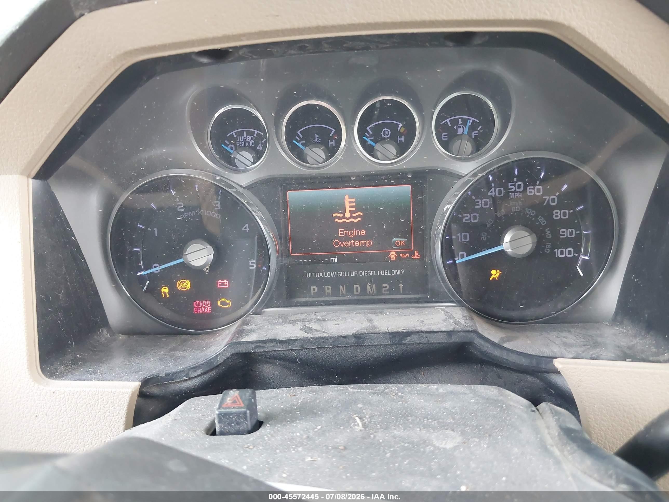 2011 Ford Super Duty F-250 Srw Lariat Коричневый vin: 1FT7W2BT7BEC19544