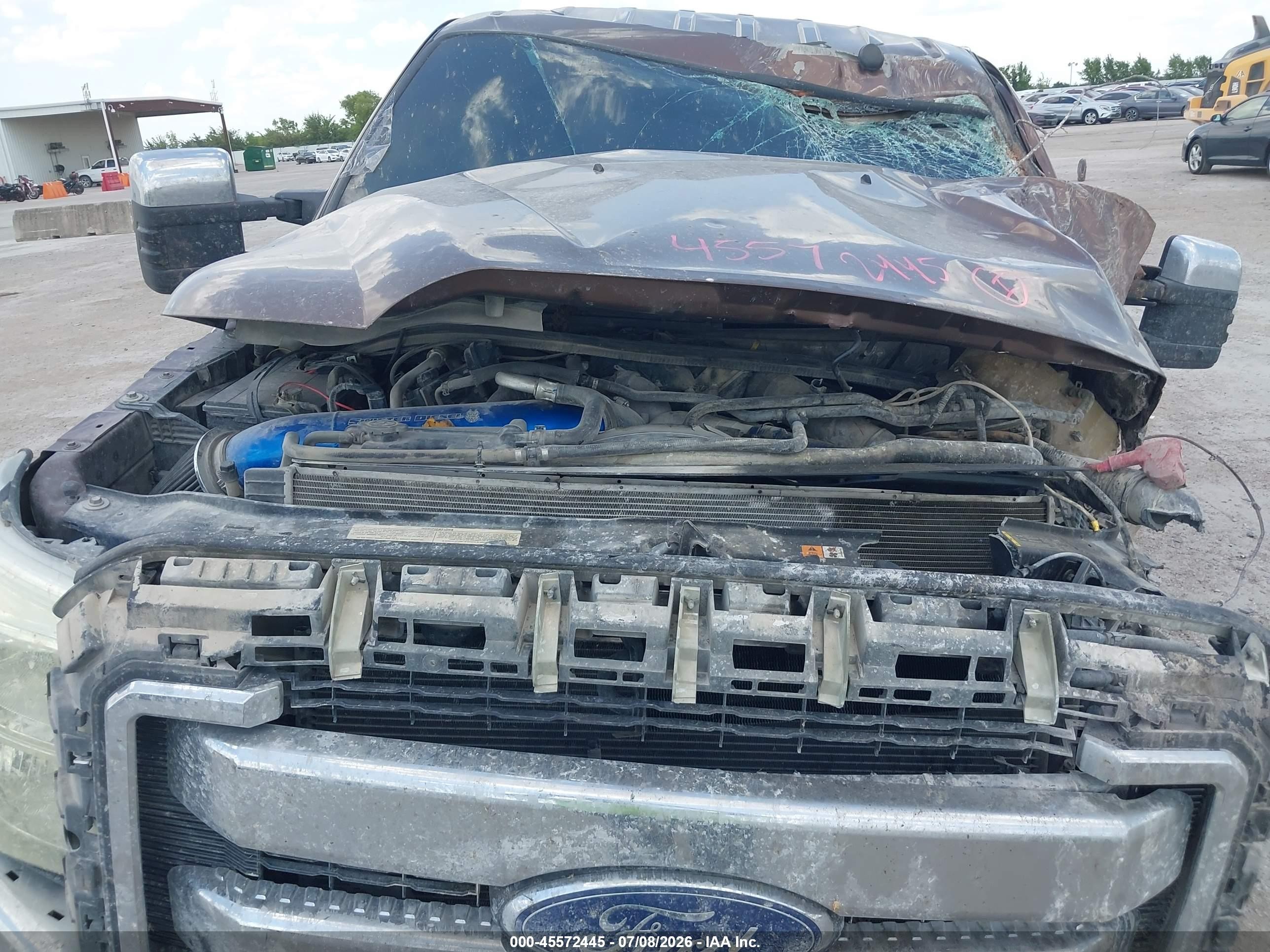 2011 Ford Super Duty F-250 Srw Lariat Коричневый vin: 1FT7W2BT7BEC19544