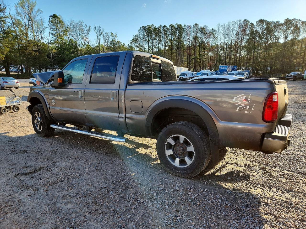 2011 Ford F250 Super Duty Gray vin: 1FT7W2BT7BEC62748