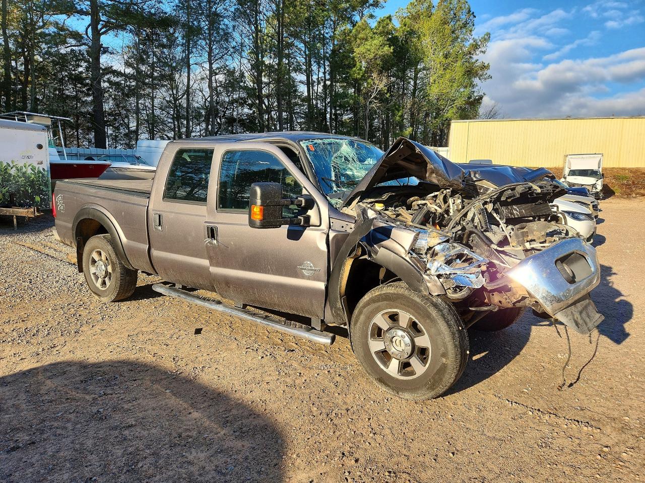 2011 Ford F250 Super Duty Gray vin: 1FT7W2BT7BEC62748