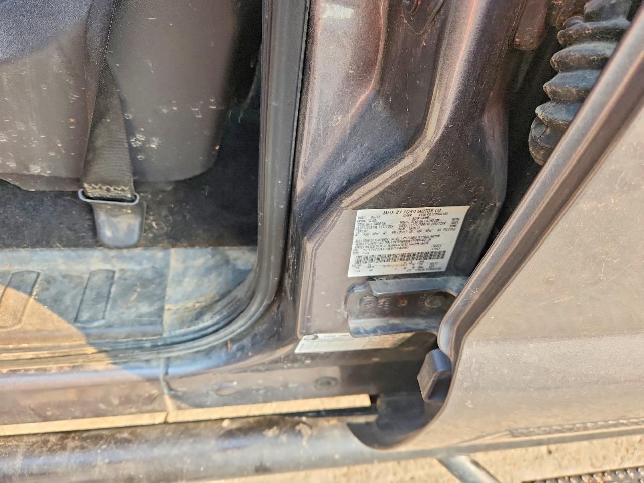 2011 Ford F250 Super Duty Серый vin: 1FT7W2BT7BEC84250