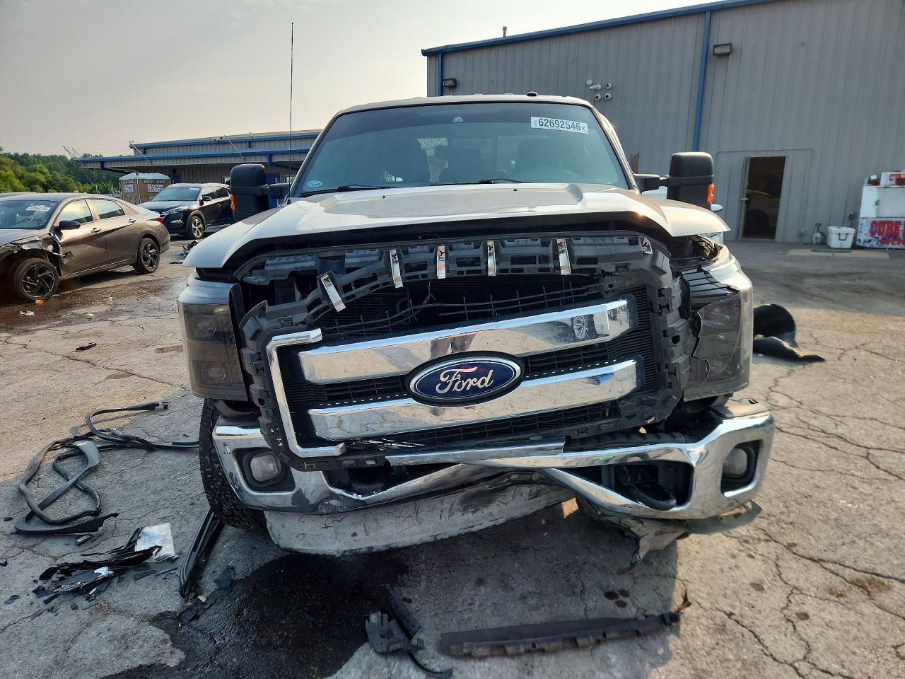 2011 Ford F250 Super Duty Серый vin: 1FT7W2BT7BEC84250