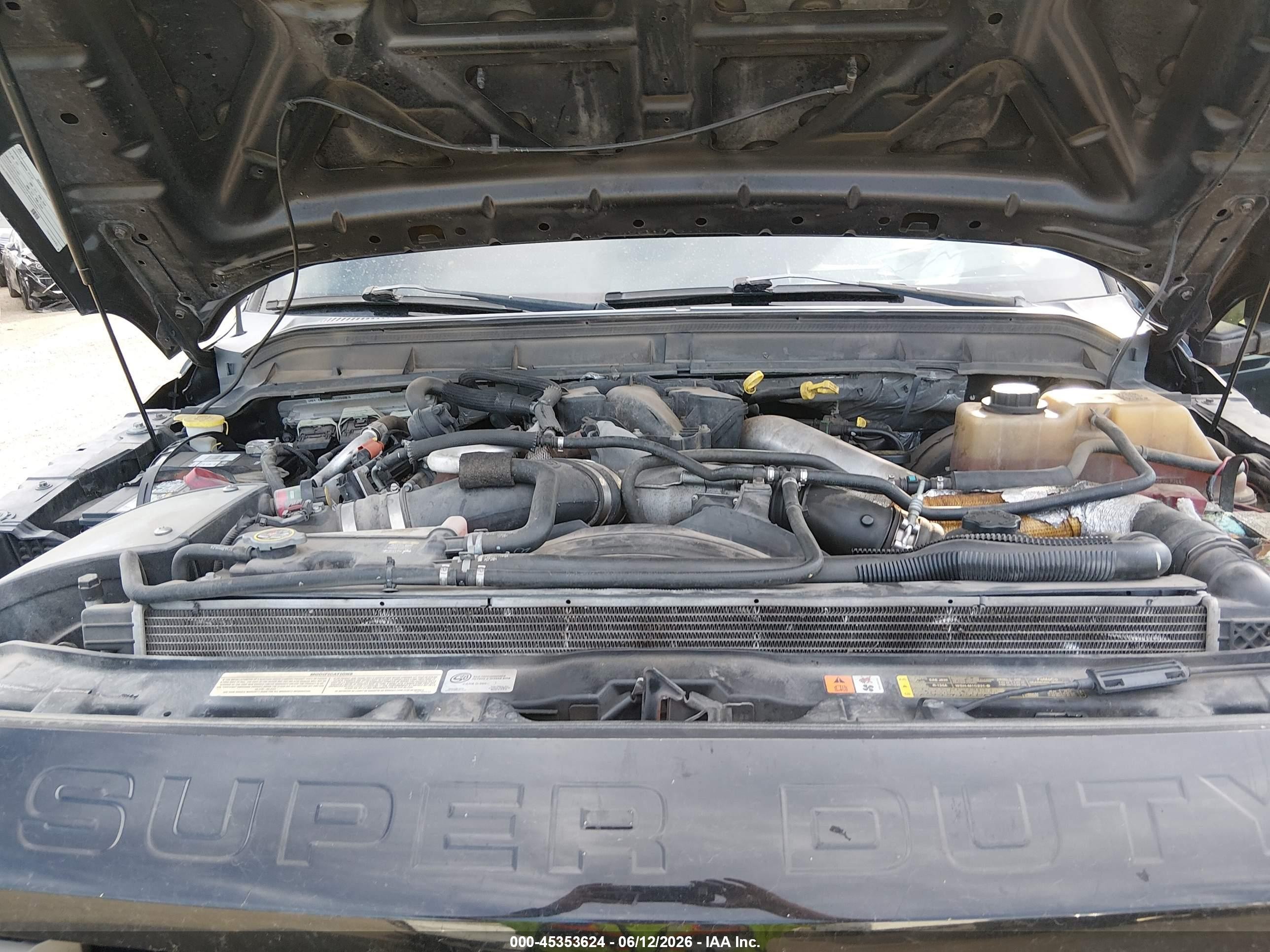 2012 Ford F-250 Lariat Black vin: 1FT7W2BT7CEA47825