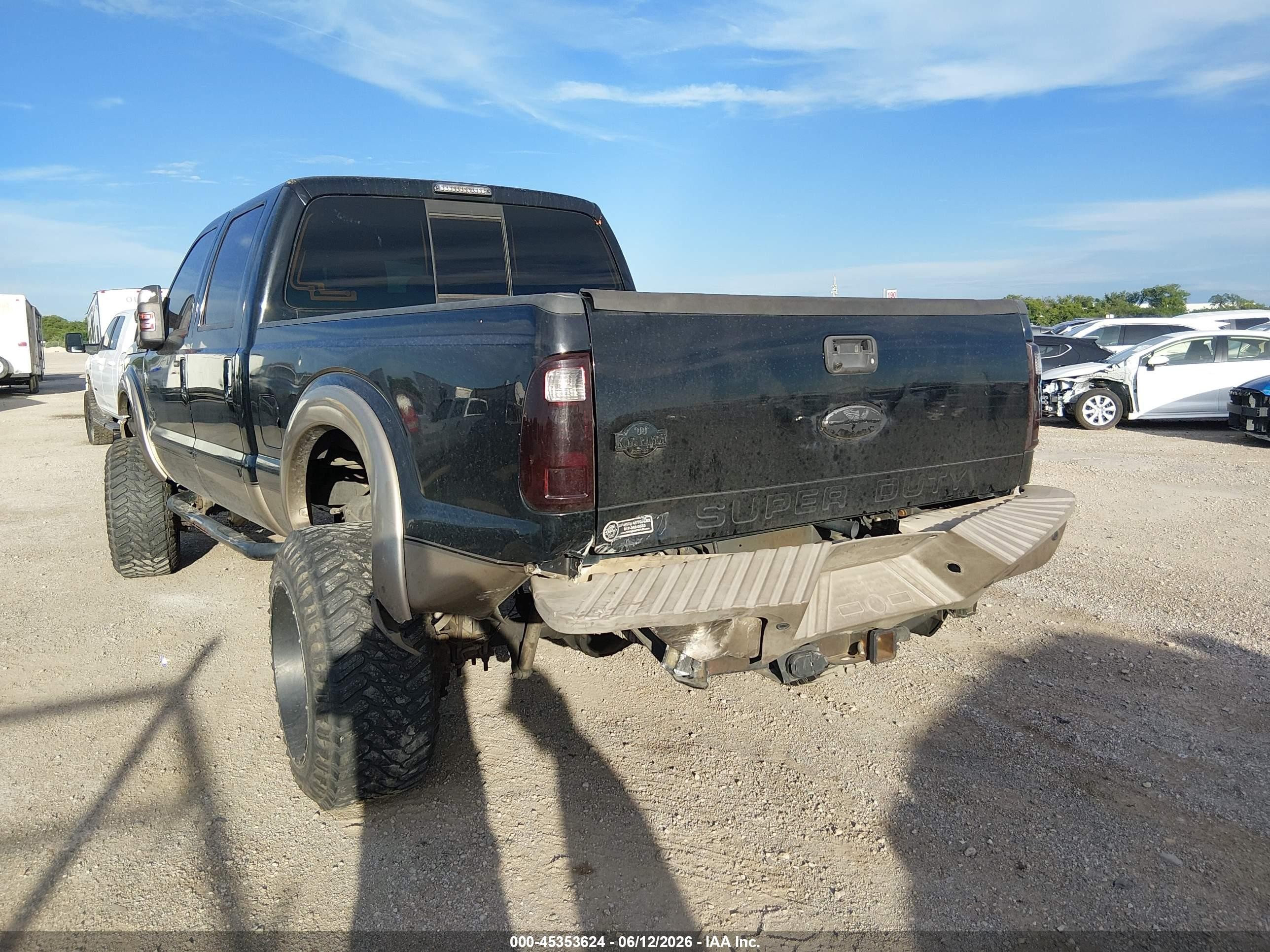 2012 Ford F-250 Lariat Black vin: 1FT7W2BT7CEA47825