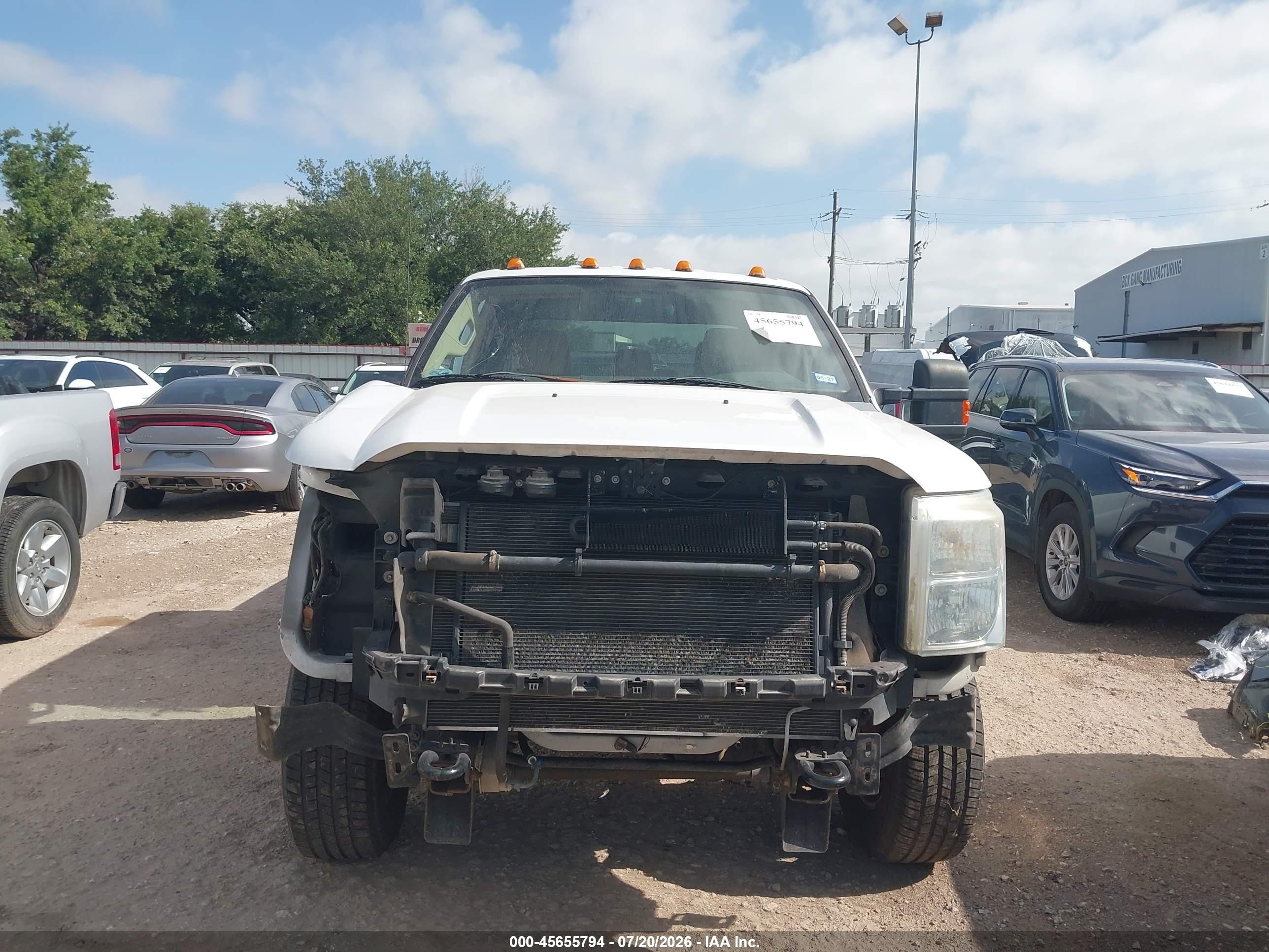 2012 Ford Super Duty F-250 Srw Xlt White vin: 1FT7W2BT7CEA61594