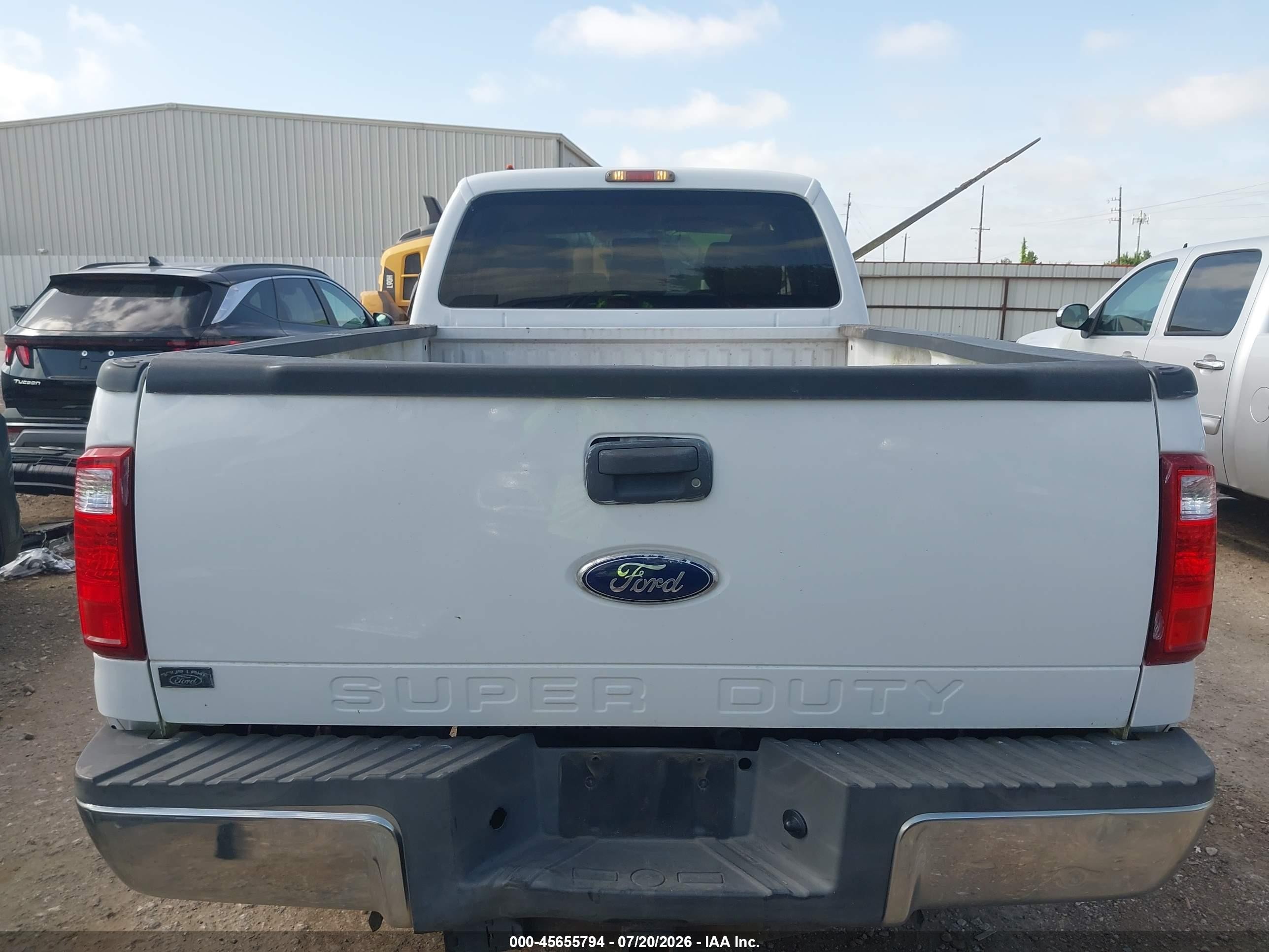 2012 Ford Super Duty F-250 Srw Xlt White vin: 1FT7W2BT7CEA61594