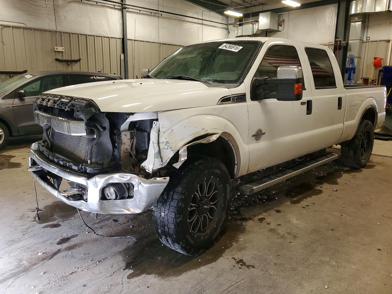 2012 Ford F250 Super Duty White vin: 1FT7W2BT7CEA70182