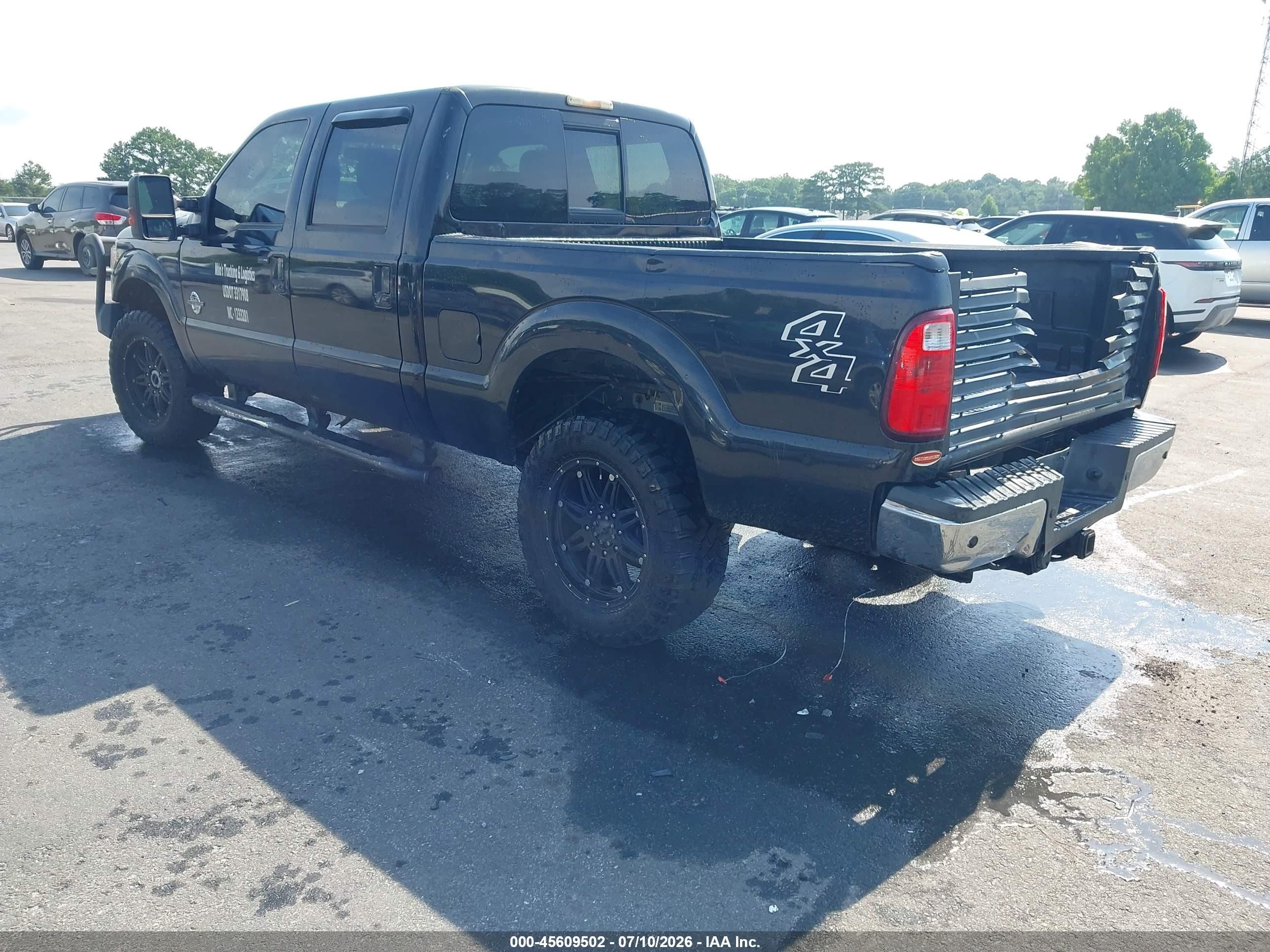 2012 Ford F-250 Lariat Black vin: 1FT7W2BT7CEB77104