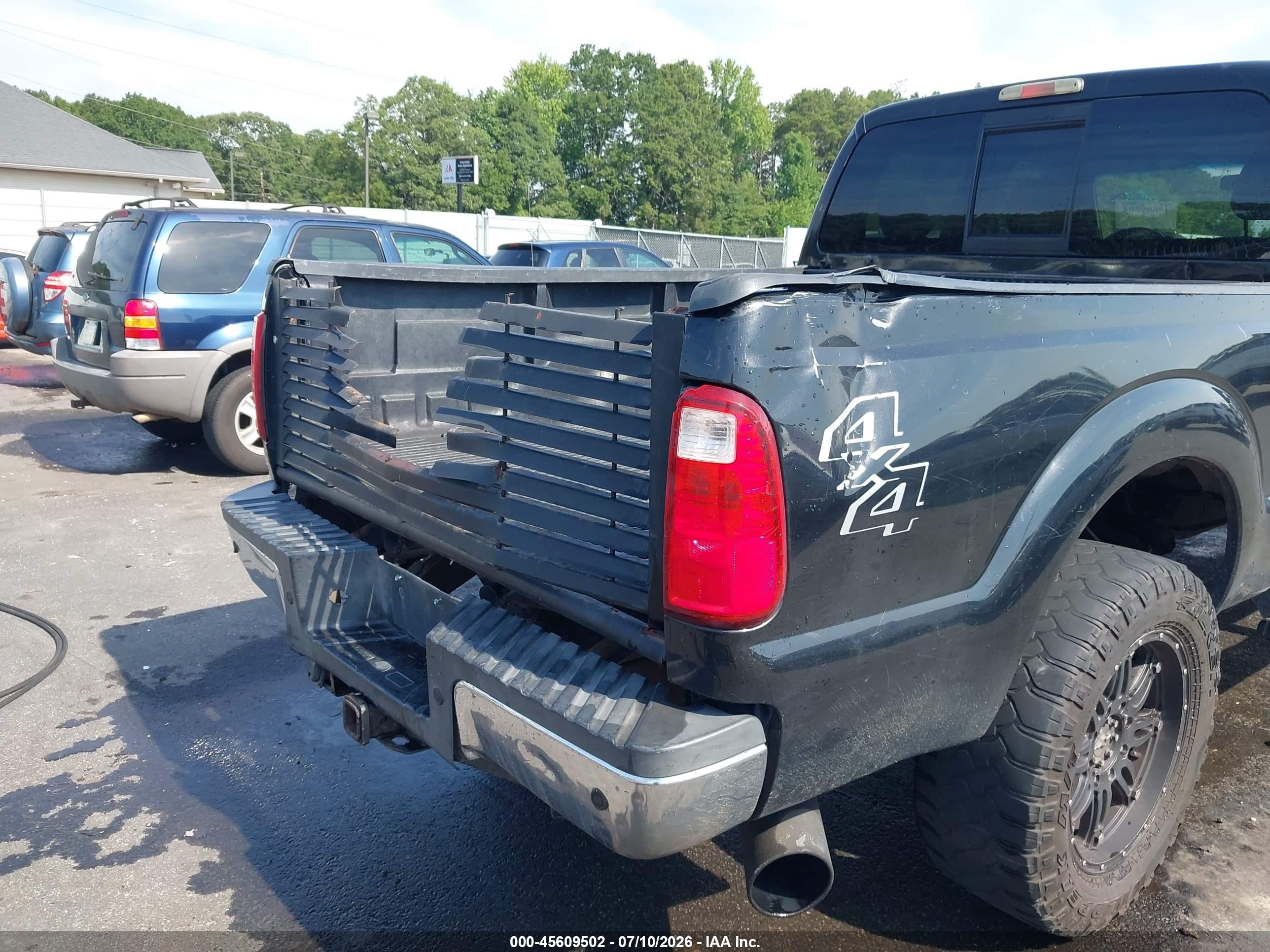 2012 Ford F-250 Lariat Black vin: 1FT7W2BT7CEB77104