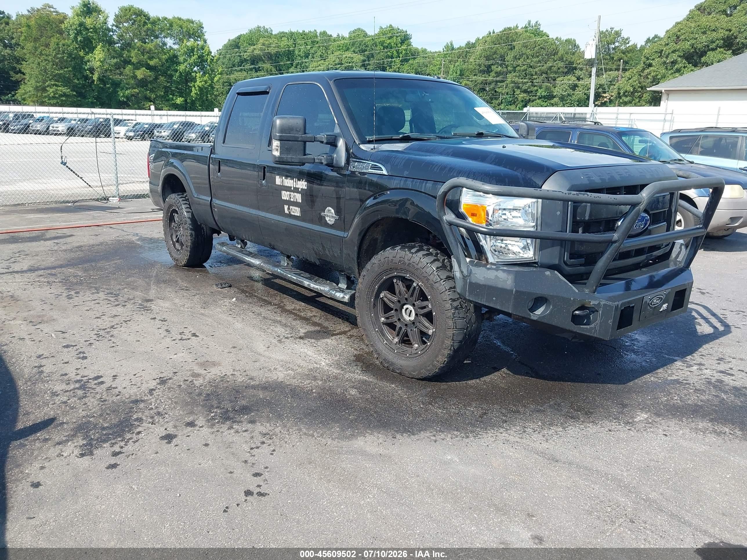 2012 Ford F-250 Lariat Black vin: 1FT7W2BT7CEB77104