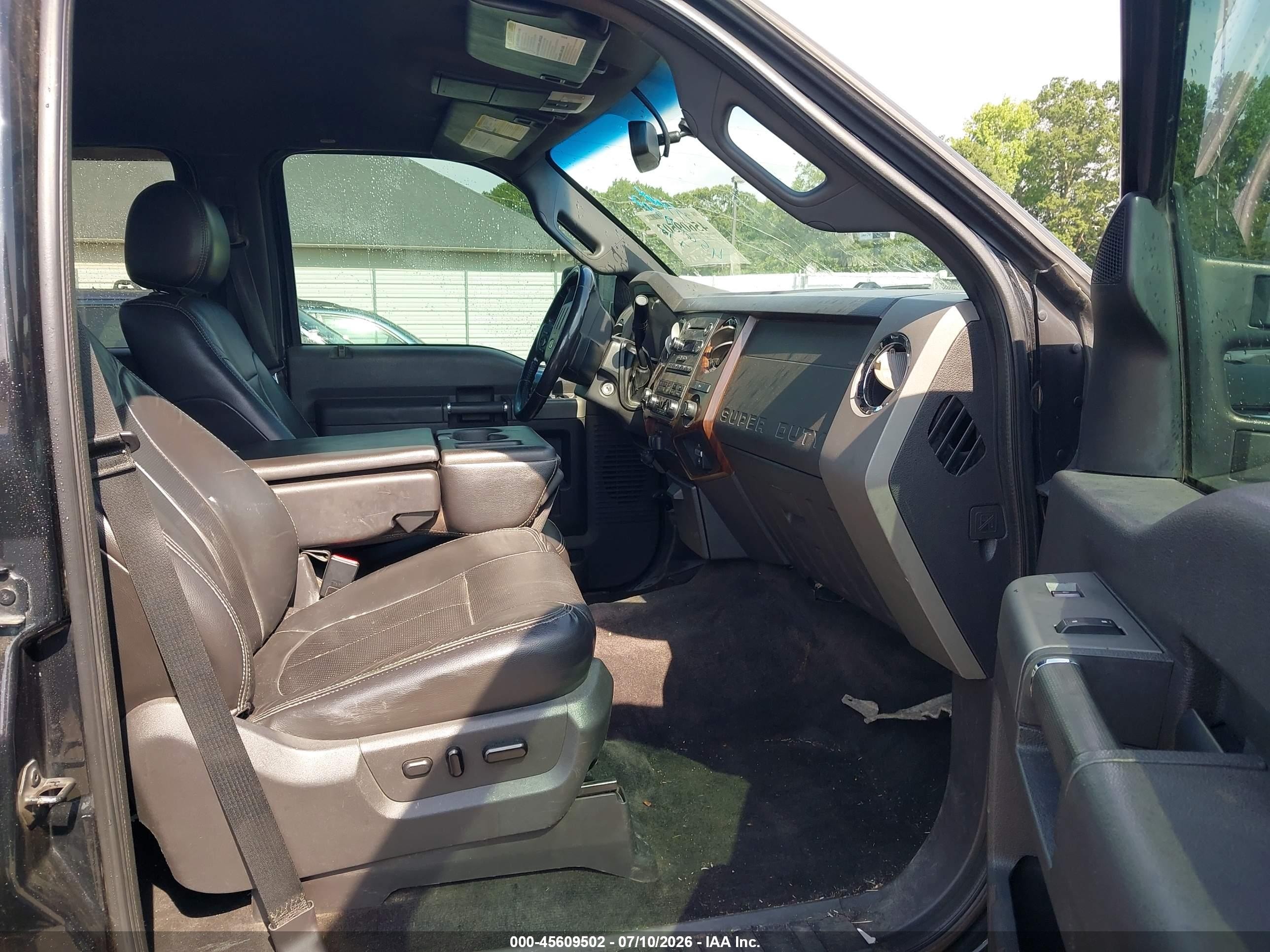 2012 Ford F-250 Lariat Black vin: 1FT7W2BT7CEB77104
