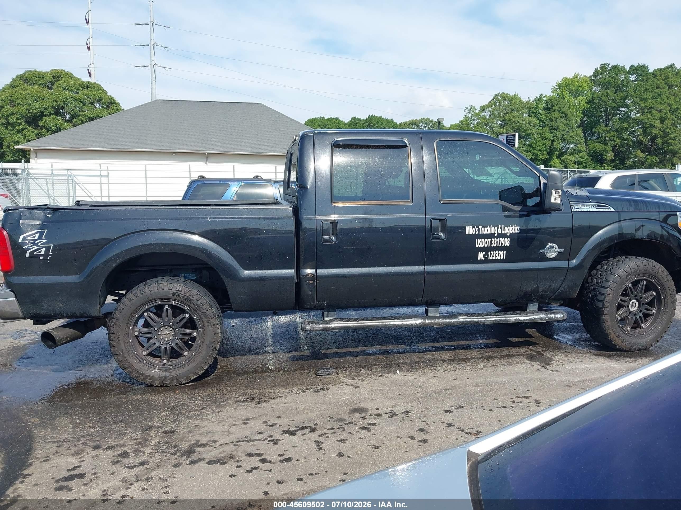 2012 Ford F-250 Lariat Black vin: 1FT7W2BT7CEB77104