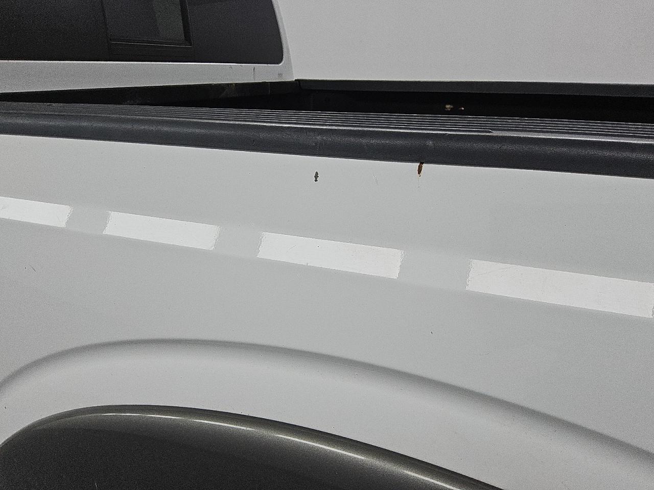 2012 Ford F250 Super Duty White vin: 1FT7W2BT7CEC18105 Damage: Left Bed Side, Heavy Scratch, 2 To 3 Inches