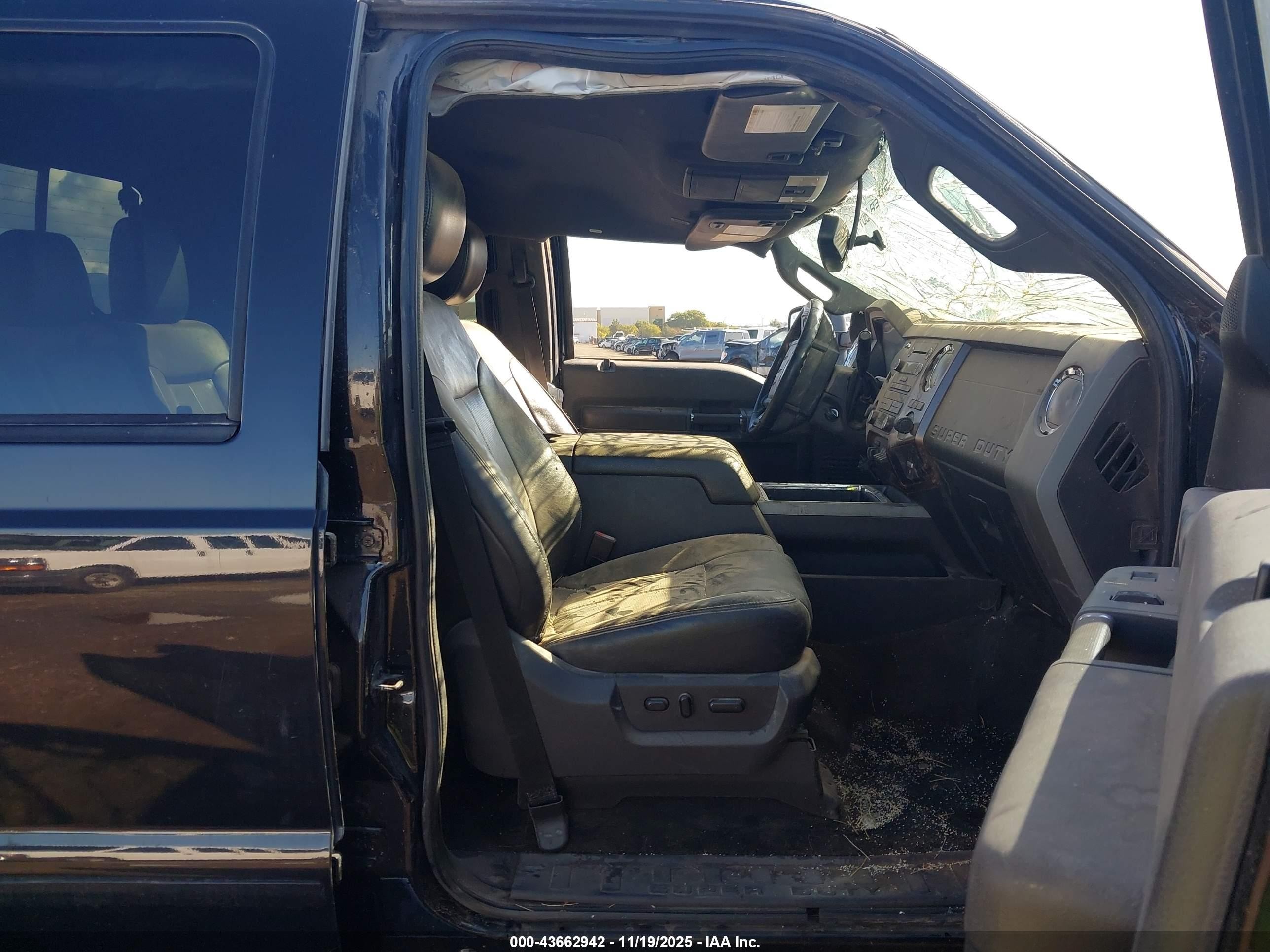 2012 Ford F-250 Lariat Black vin: 1FT7W2BT7CEC24874